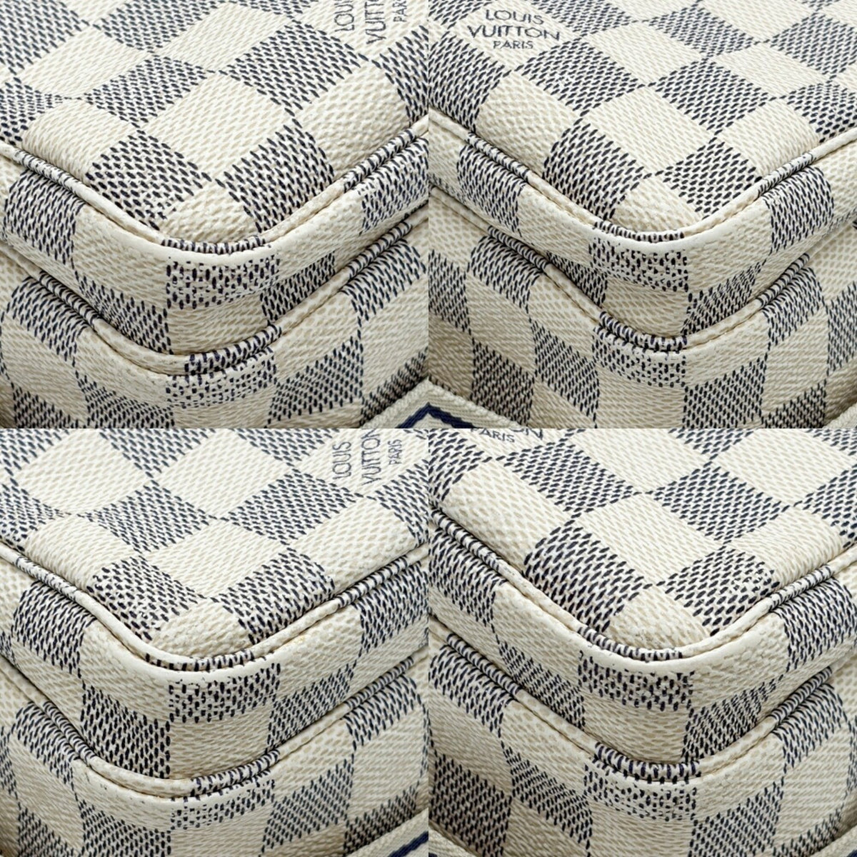 Louis Vuitton Damier Azur Damier Azur Damier Canvas Shoulder Bag (Pre-Owned)