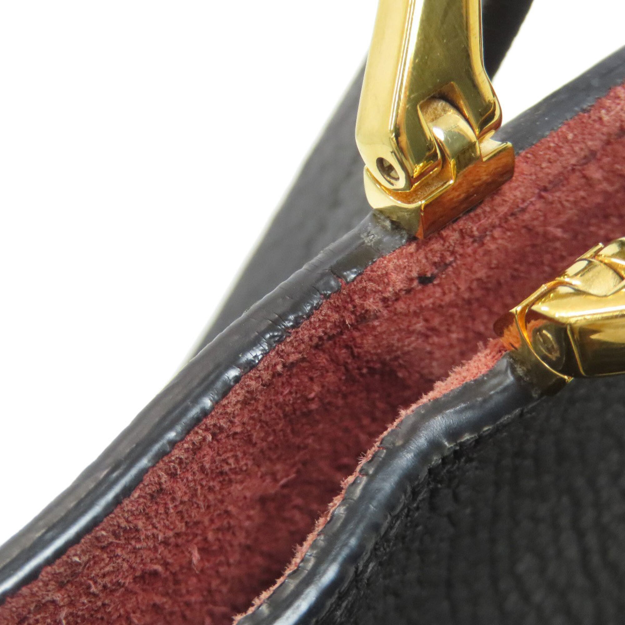 Miu Miu Black Leather Tote Bag (Pre-Owned)