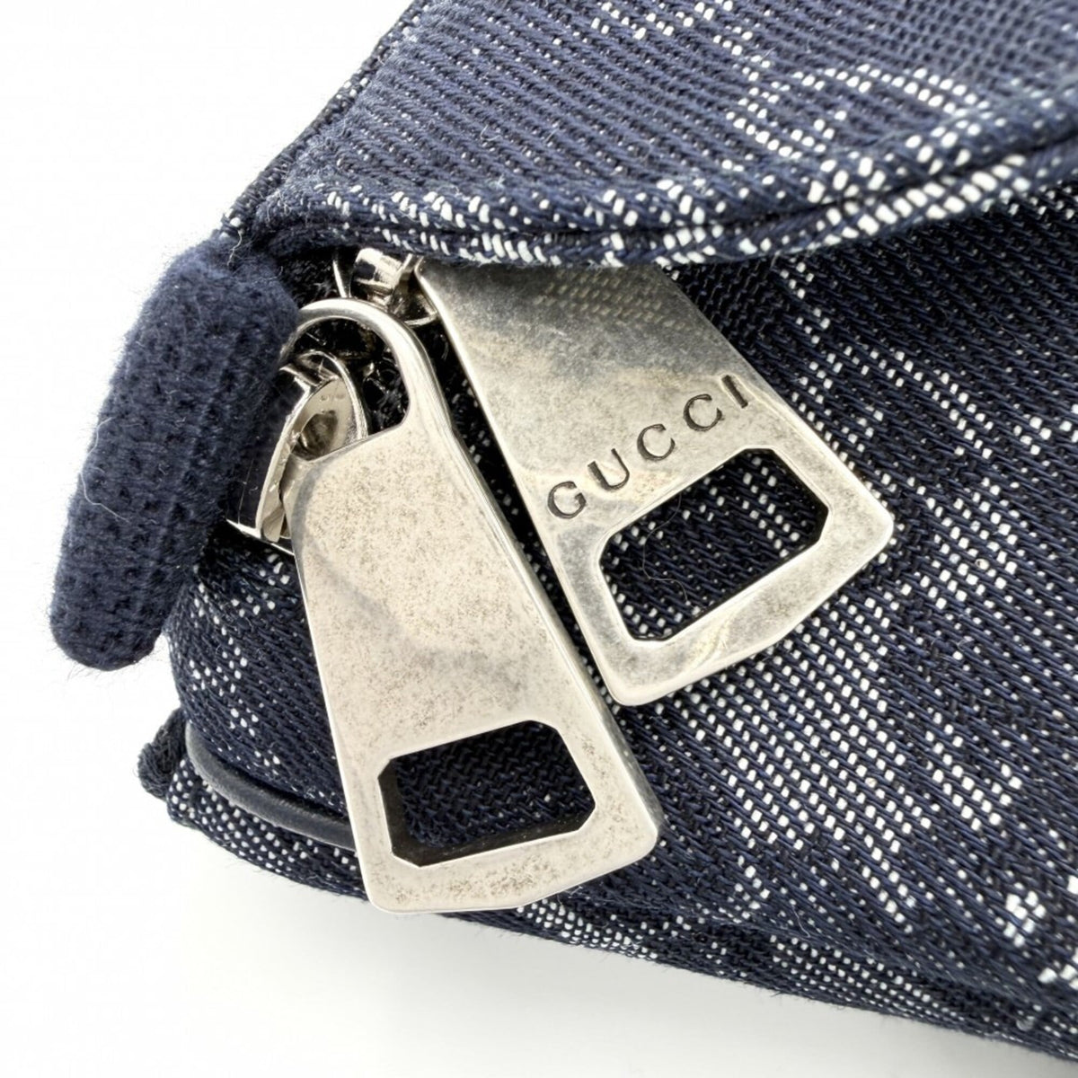 Gucci Navy Denim Fanny Pack (Pre-Owned)