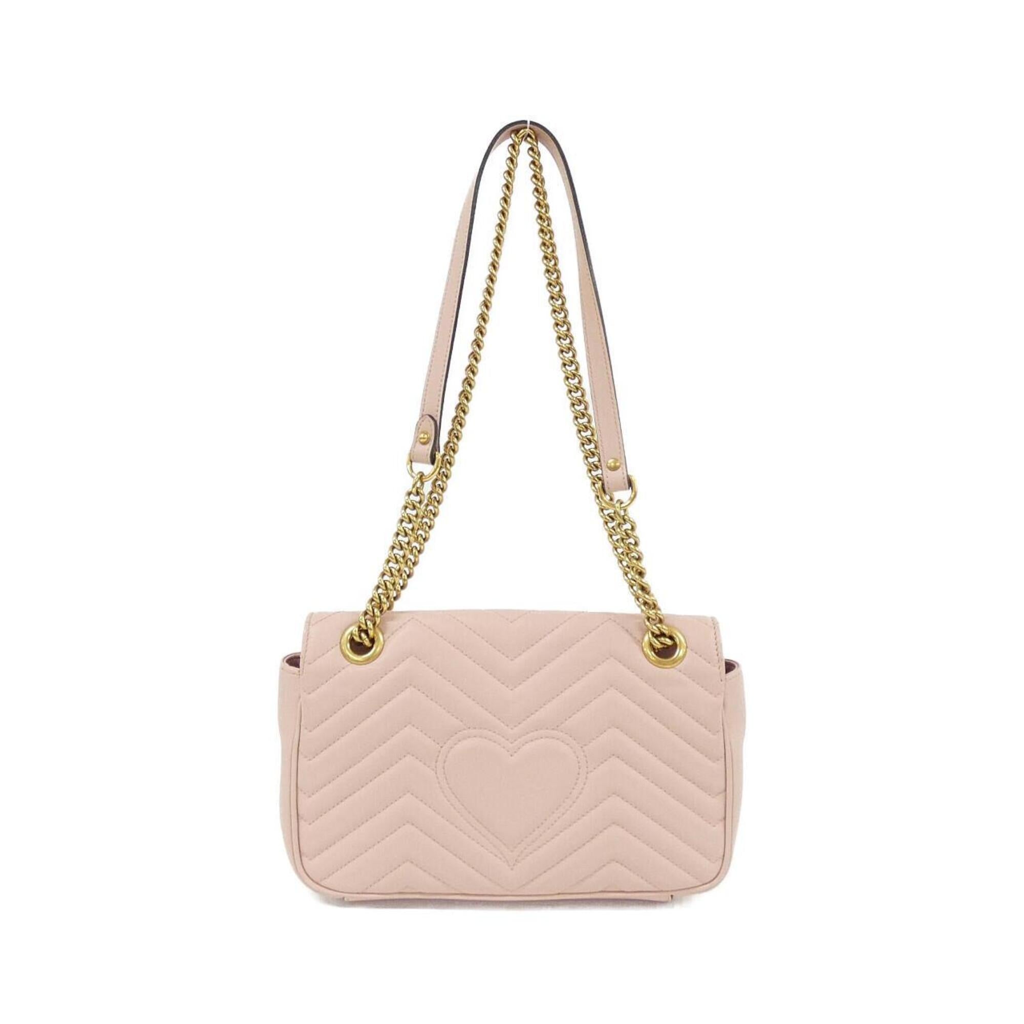 Gucci Gg Marmont Light Pink Quilting Shoulder Bag (Pre-Owned)