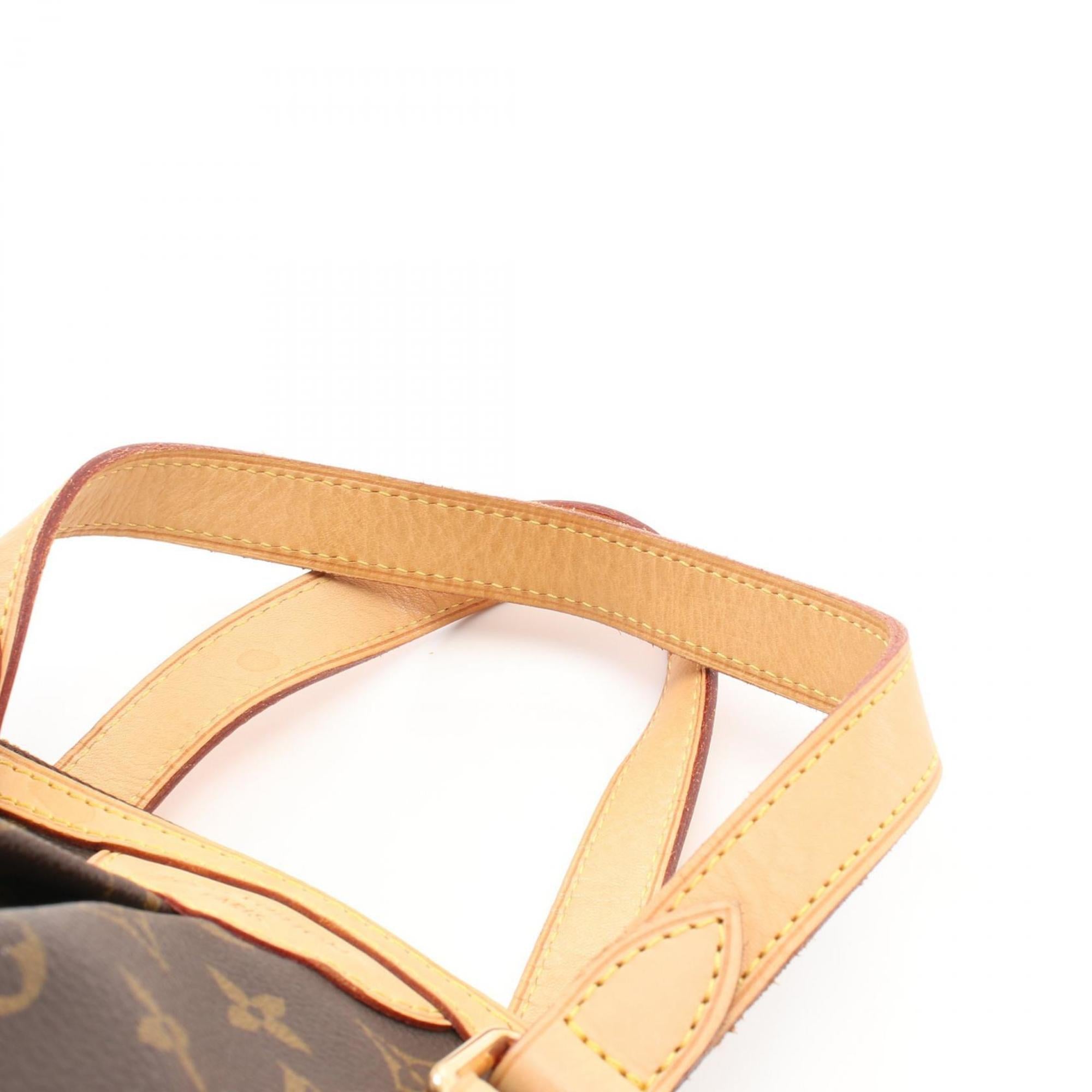 Louis Vuitton Brown Coated Canvas Leather Handbag (Pre-Owned)