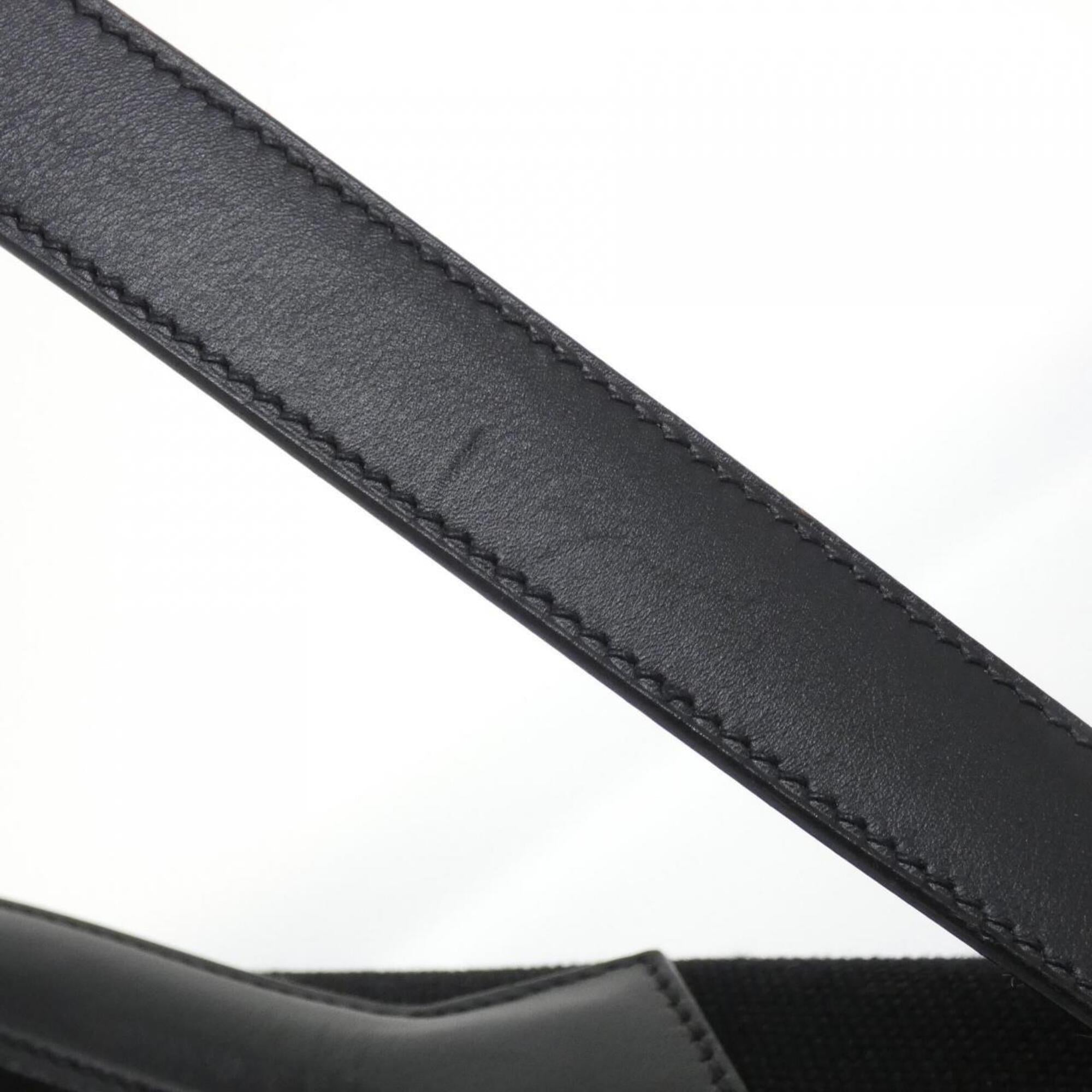 Hermes Black Canvas Handbag (Pre-Owned)