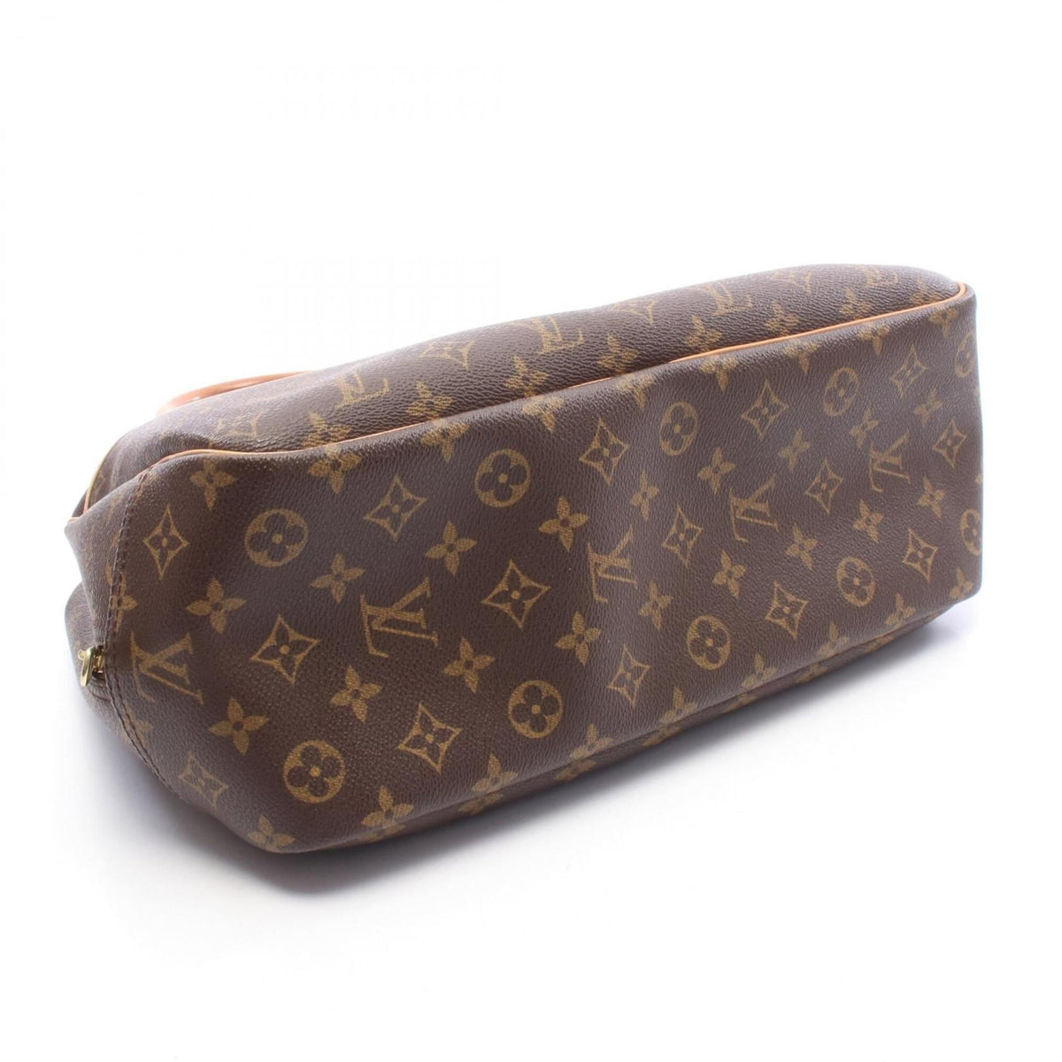 Louis Vuitton Brown Monogram Pvc Coated Canvas Leather Handbag (Pre-Owned)