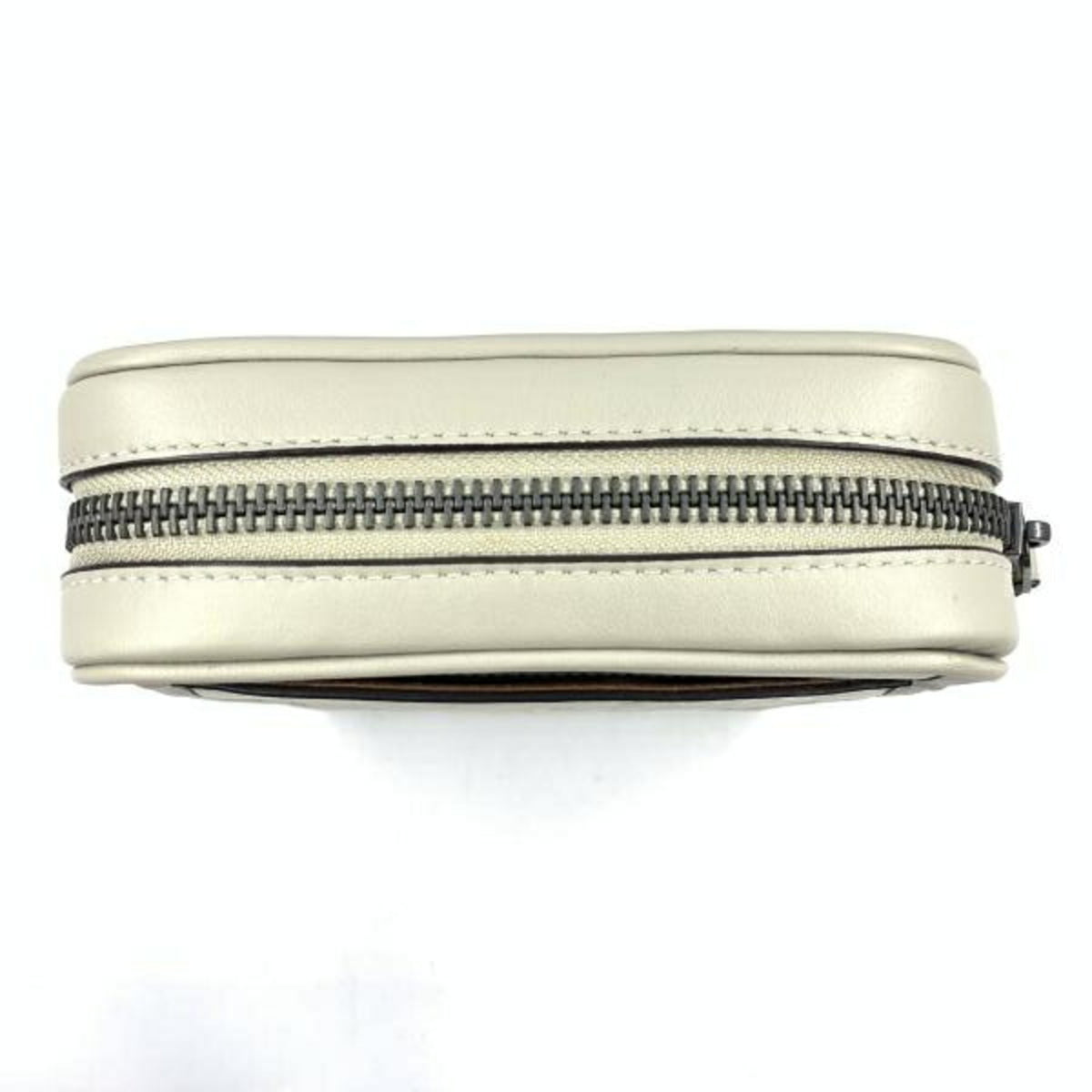 Coach Signature Leather Shoulder Bag (Pre-Owned)