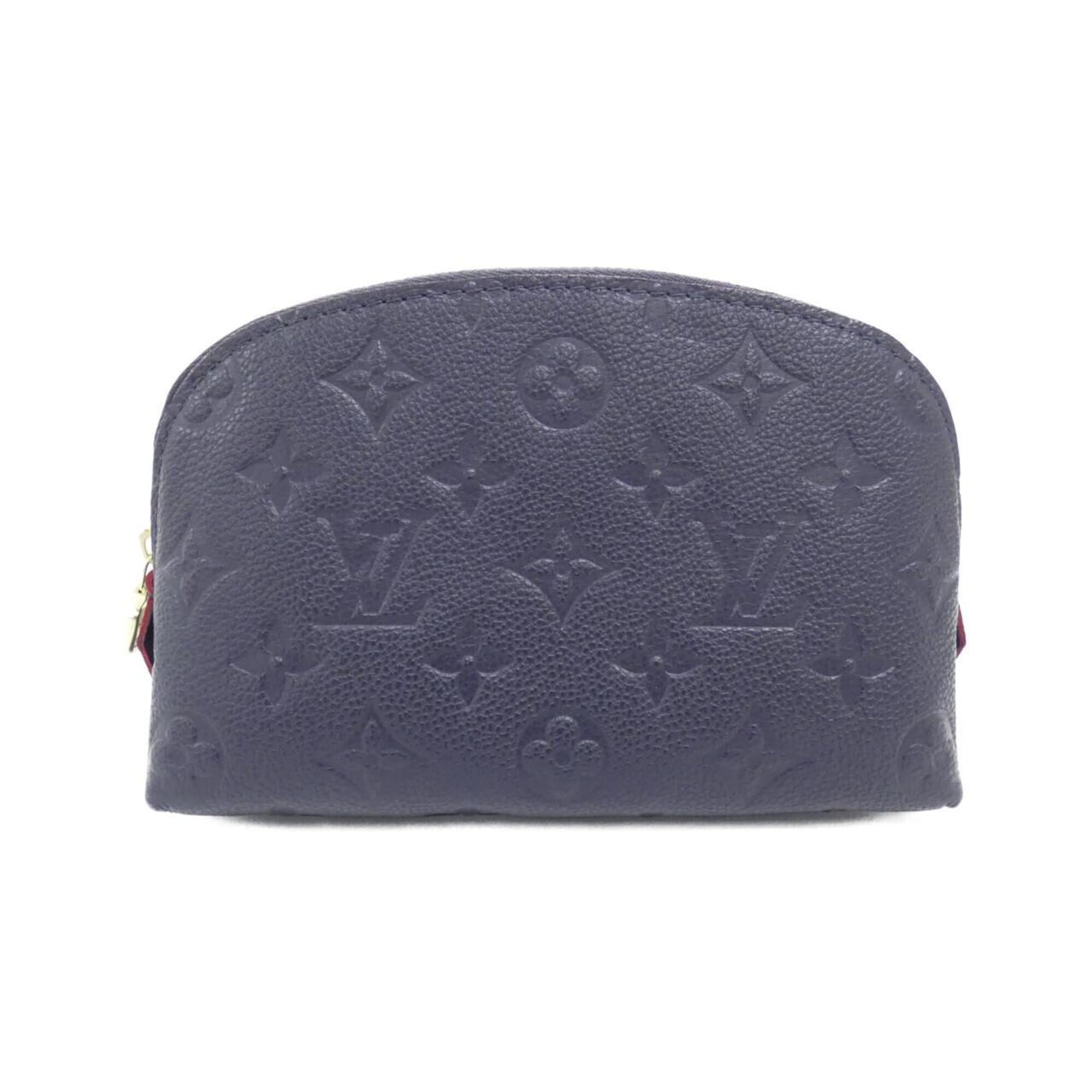 Louis Vuitton Marine Rouge Leather Handbag Pochette Pouch (Pre-Owned)