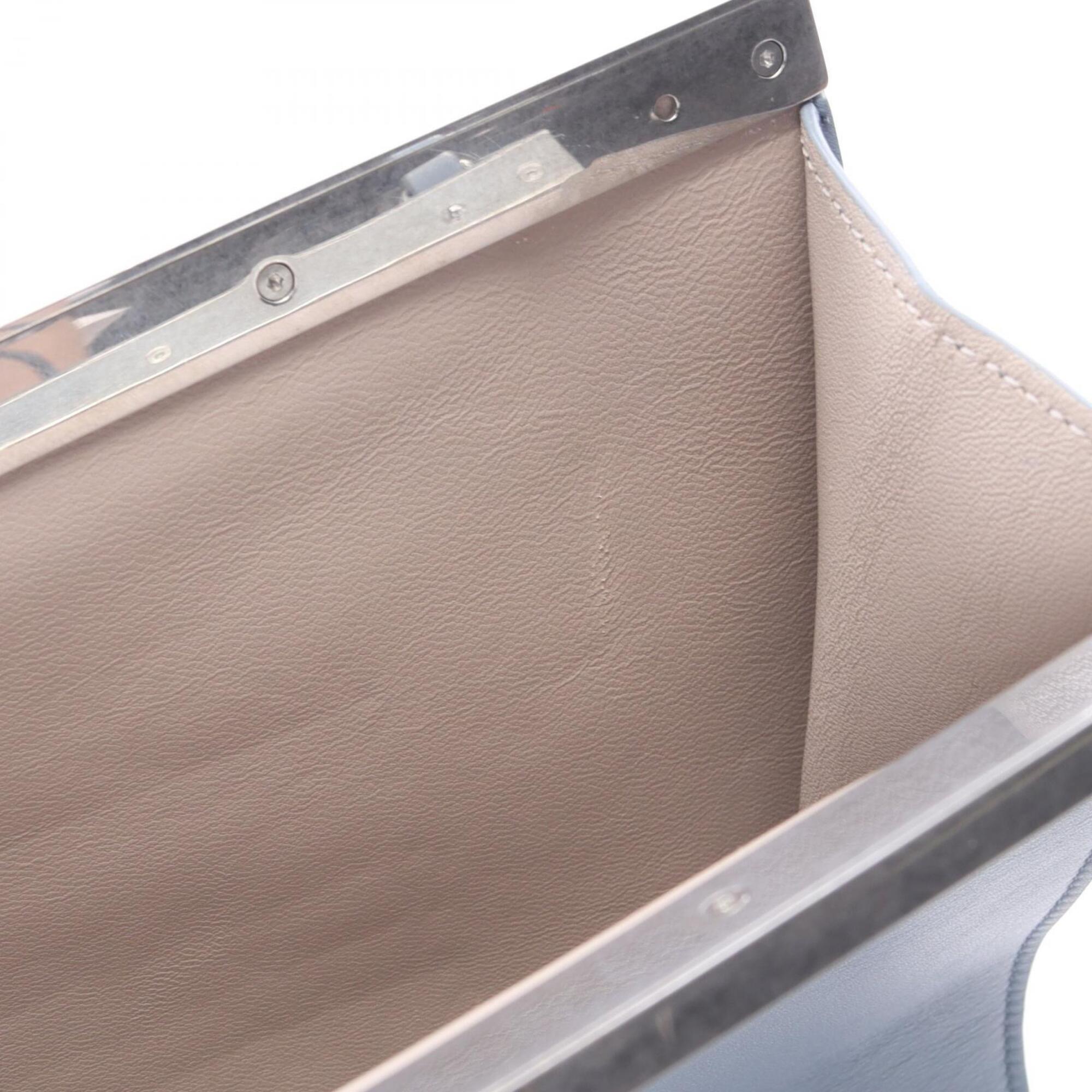 Celine Blue Leather Handbag Shoulder Bag (Pre-Owned)