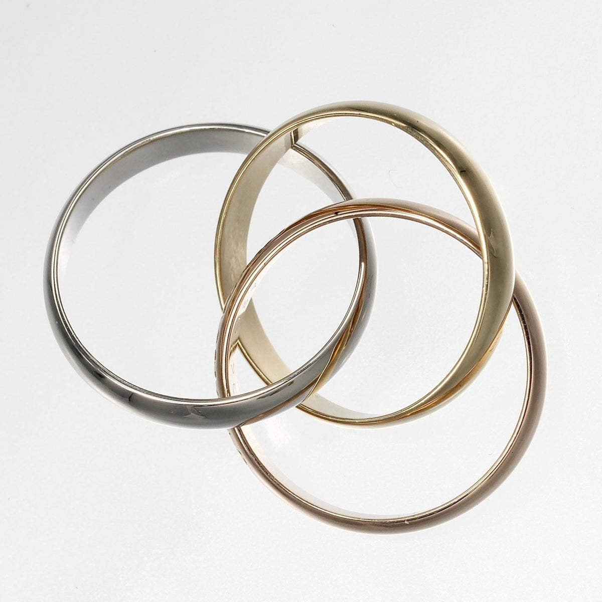 Cartier Trinity Yellow Gold (18K) Pink Gold (18K) White Gold (18K) Band Ring (Pre-Owned)