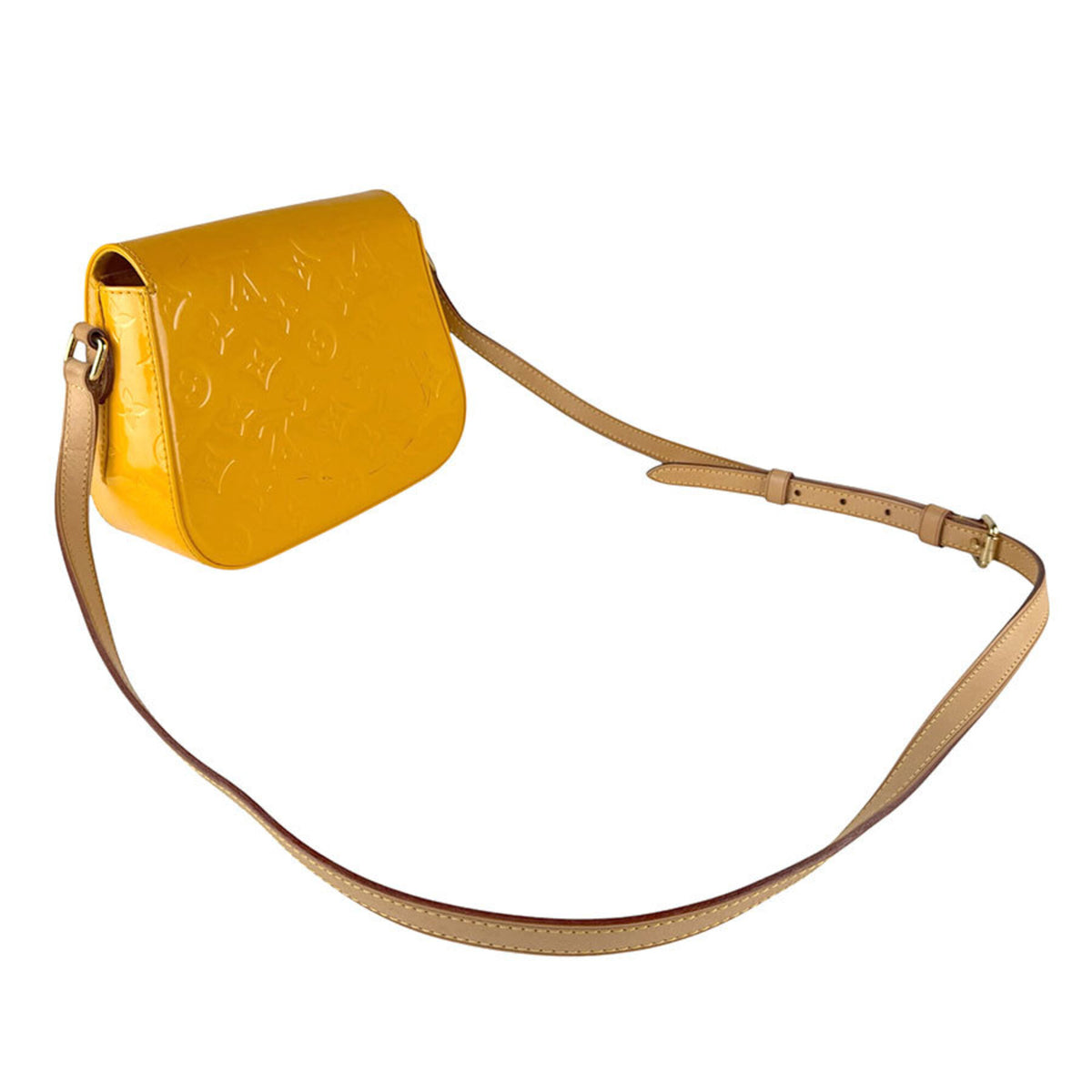 Louis Vuitton Jaune Monogram Vernis Shoulder Bag (Pre-Owned)