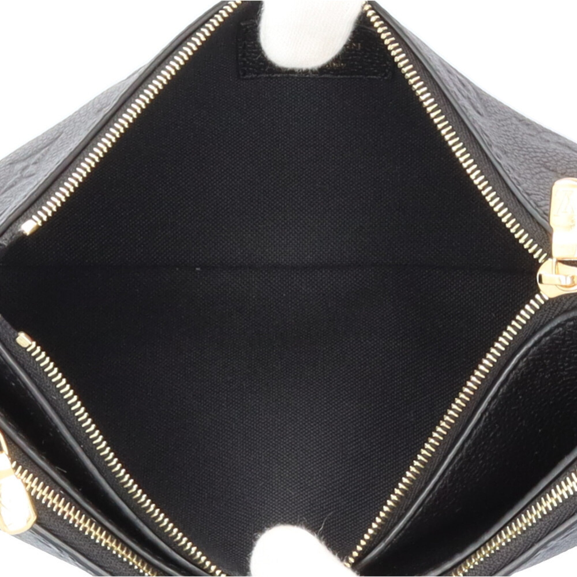 Louis Vuitton Monogram Empreinte Black Noir Monogram Empreinte Pochette Shoulder Bag (Pre-Owned)