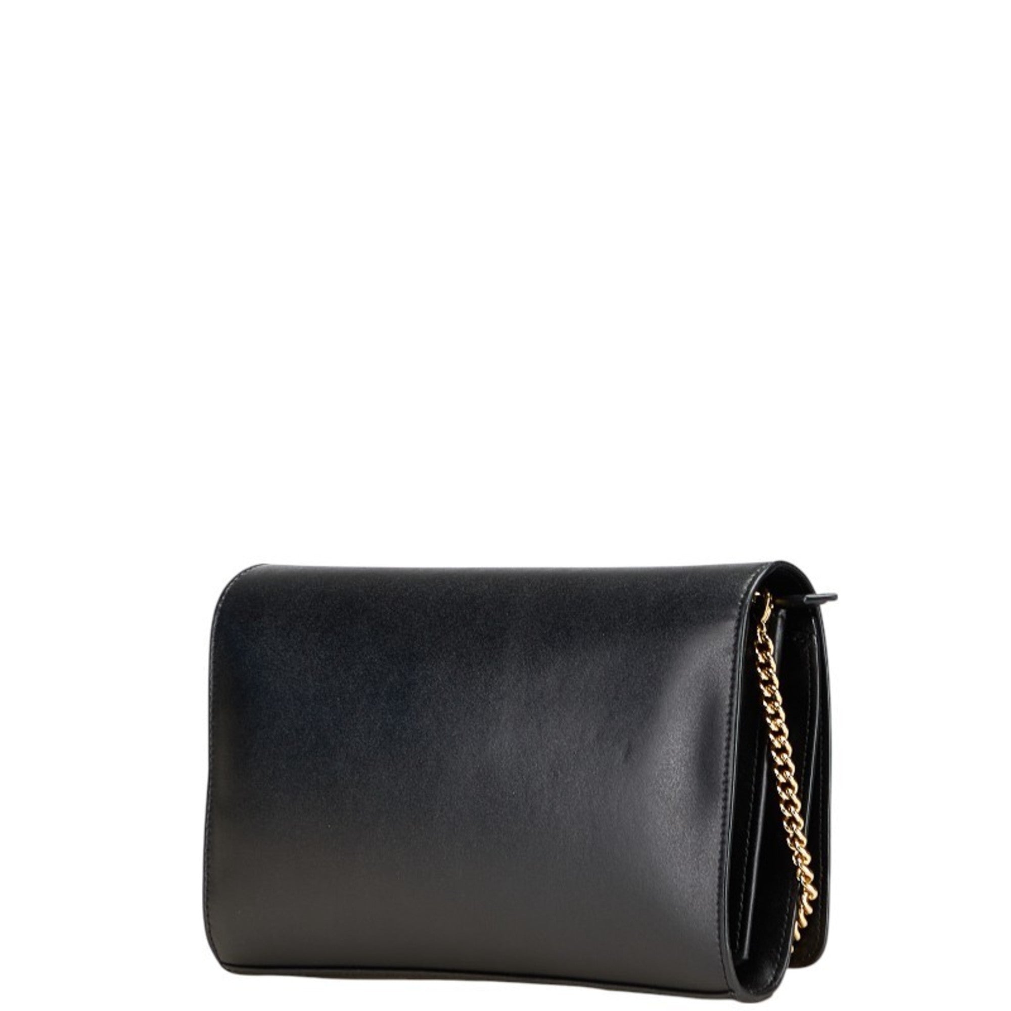 Fendi Black Leather Shoulder Bag (Pre-Owned)