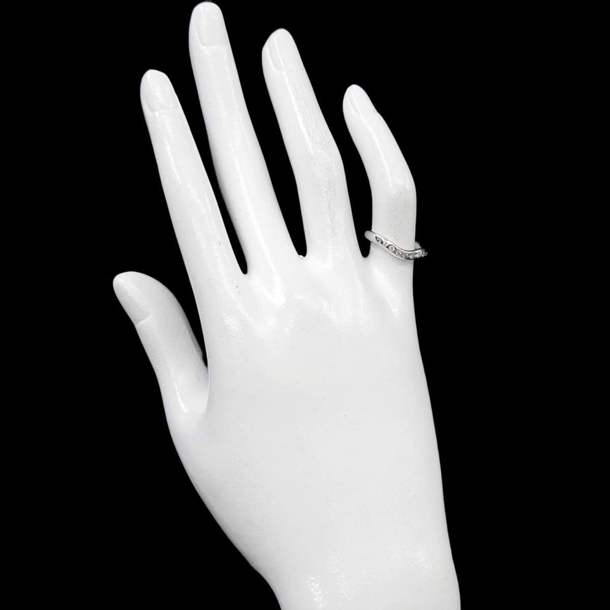 Tiffany Platinum Platinum 950 Band Ring (Pre-Owned)