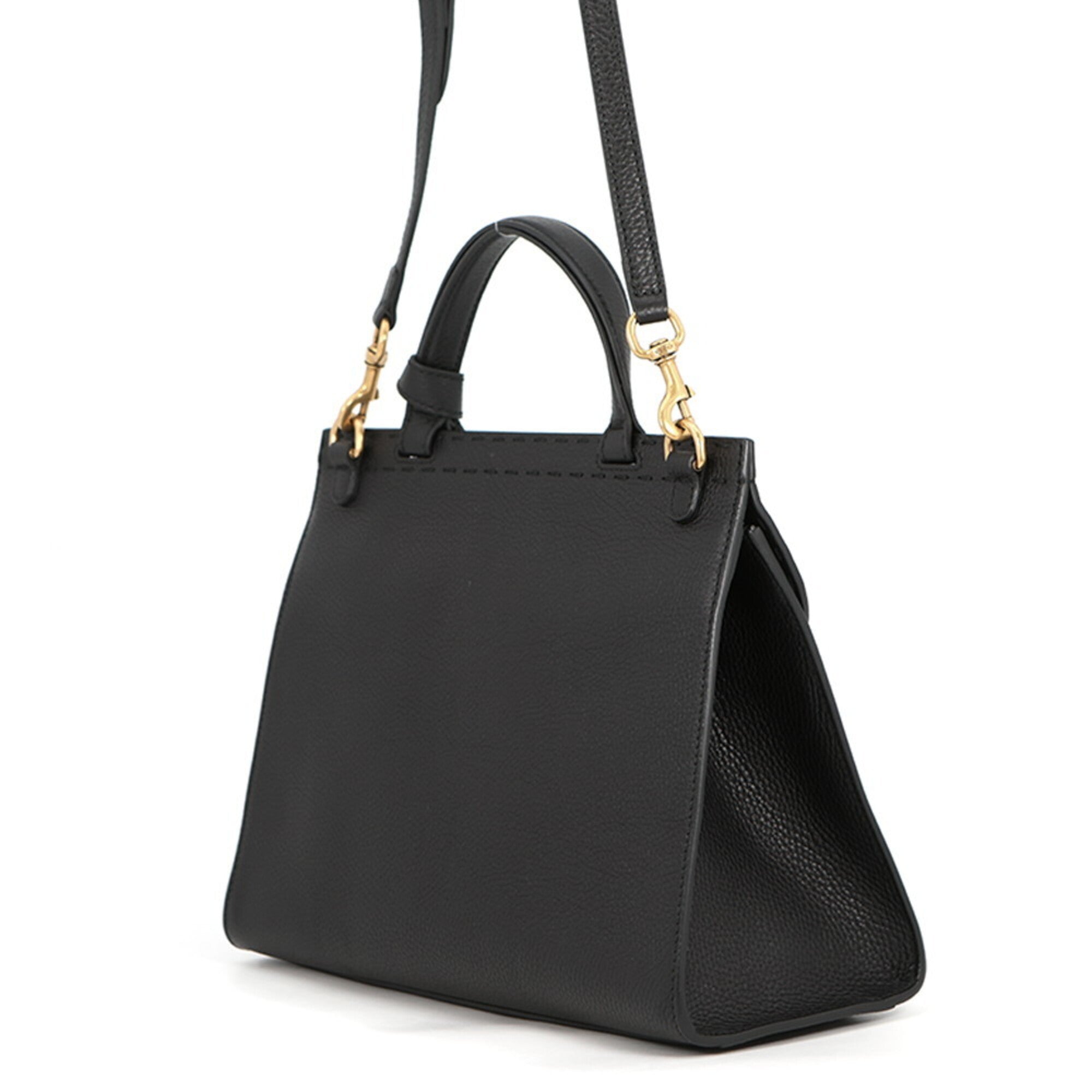 Gucci Black Leather Handbag (Pre-Owned)