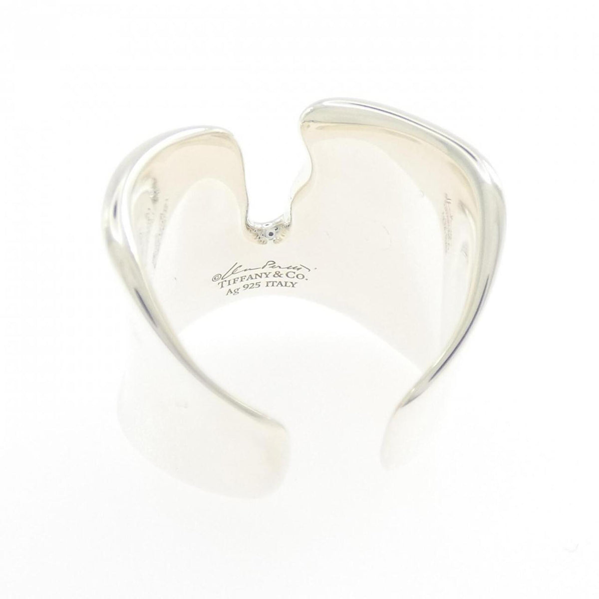 Tiffany Silver Silver 925 Band Ring (Pre-Owned)