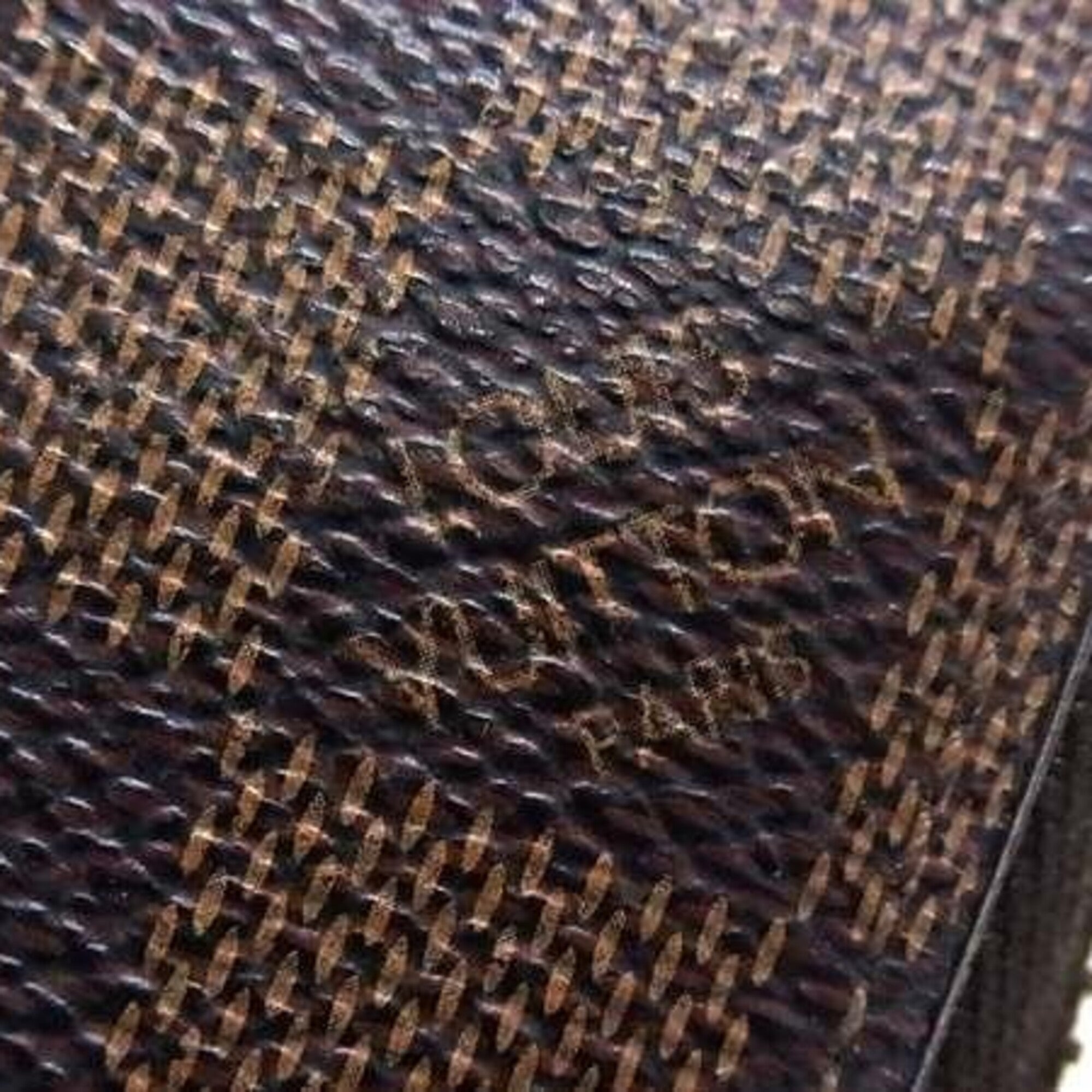 Louis Vuitton Brown Damier Canvas Long Wallet (Bi-Fold) (Pre-Owned)