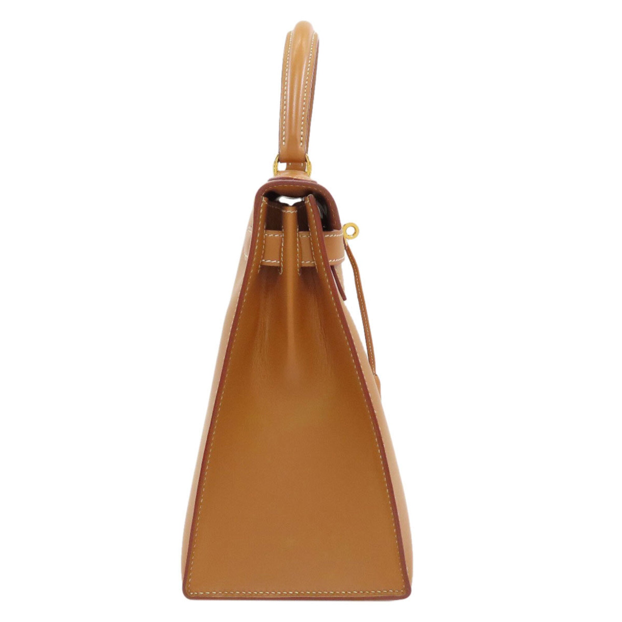 Hermes Natural Chamonix Leather Handbag (Pre-Owned)