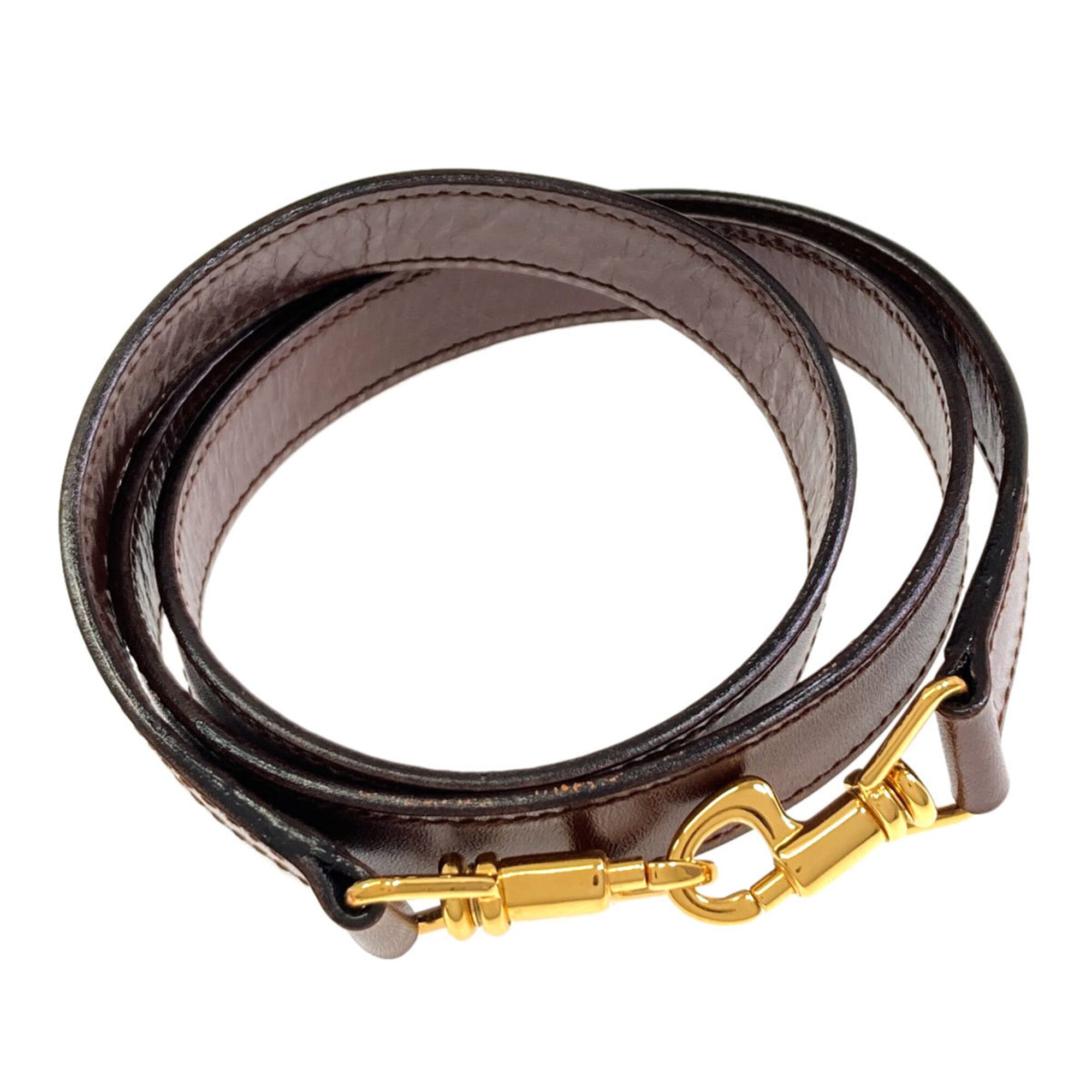 Gucci Brown Leather Handbag (Pre-Owned)