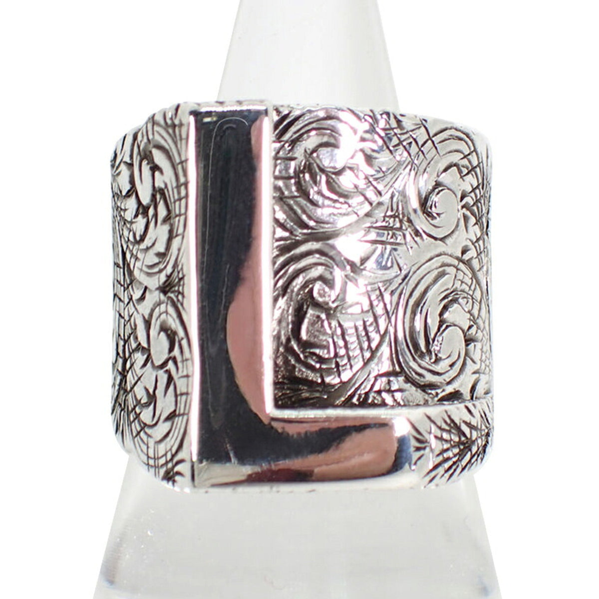 Gucci Sterling Silver 925 Band Ring (Pre-Owned)