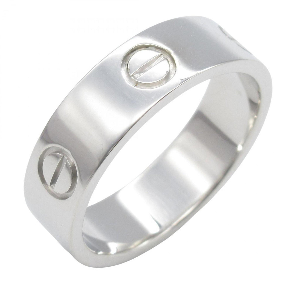 Cartier Silver White Gold (18K) Band Ring (Pre-Owned)