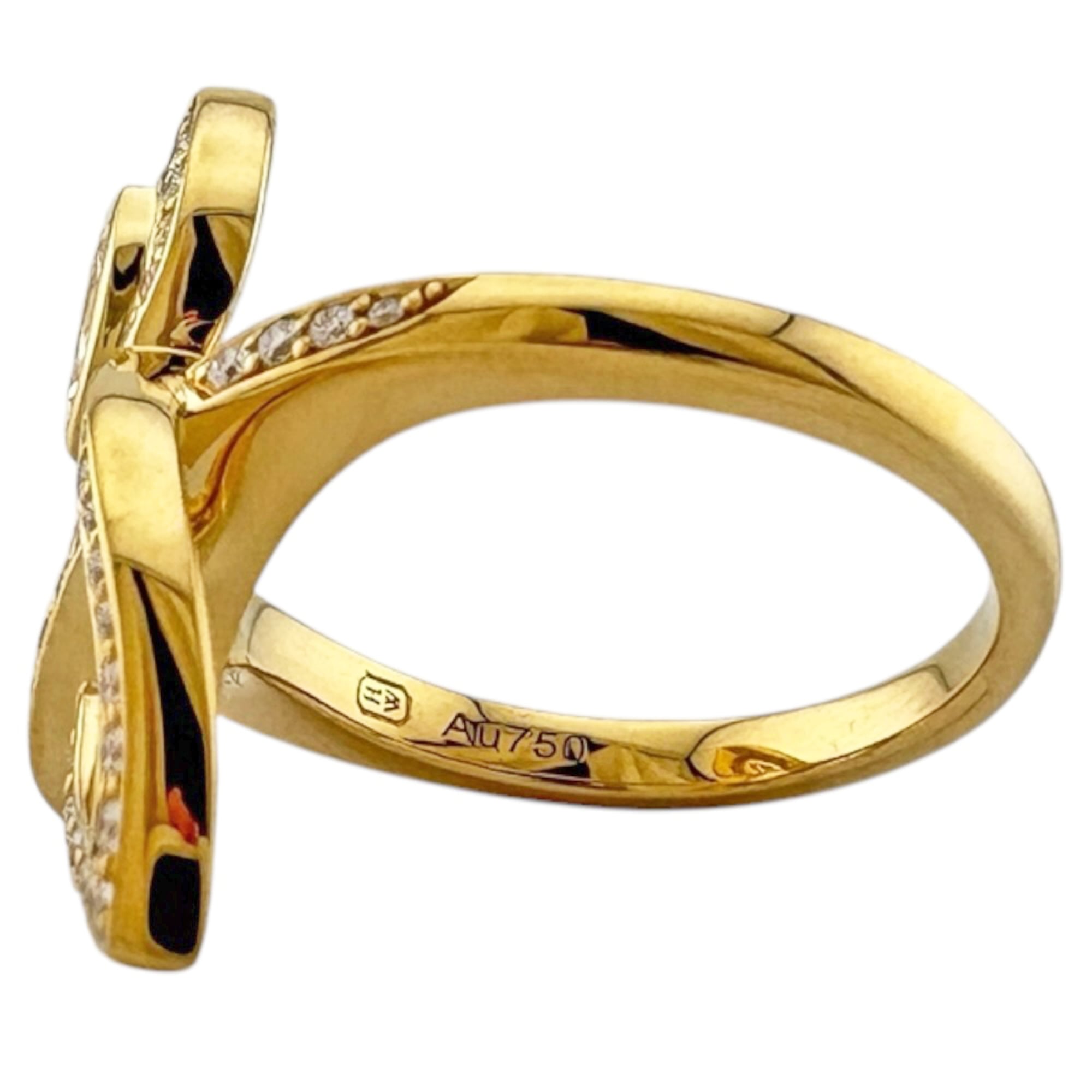 Harry Winston Gold Yellow Gold (18K) Band Ring (Pre-Owned)