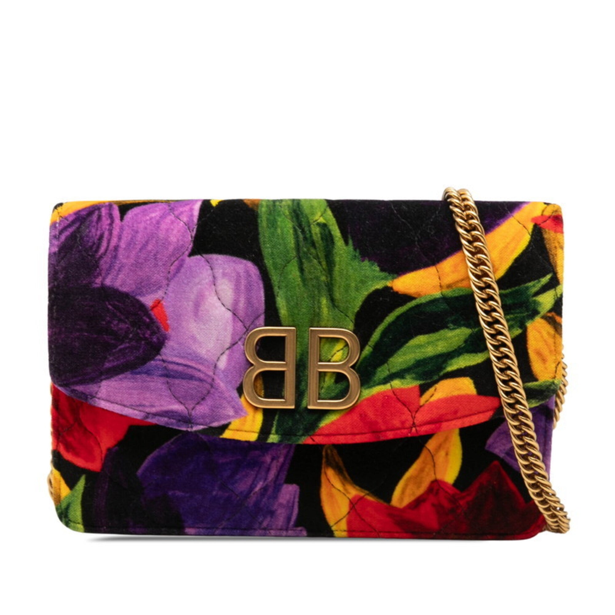Balenciaga Black Multi-Color Leather Shoulder Bag (Pre-Owned)