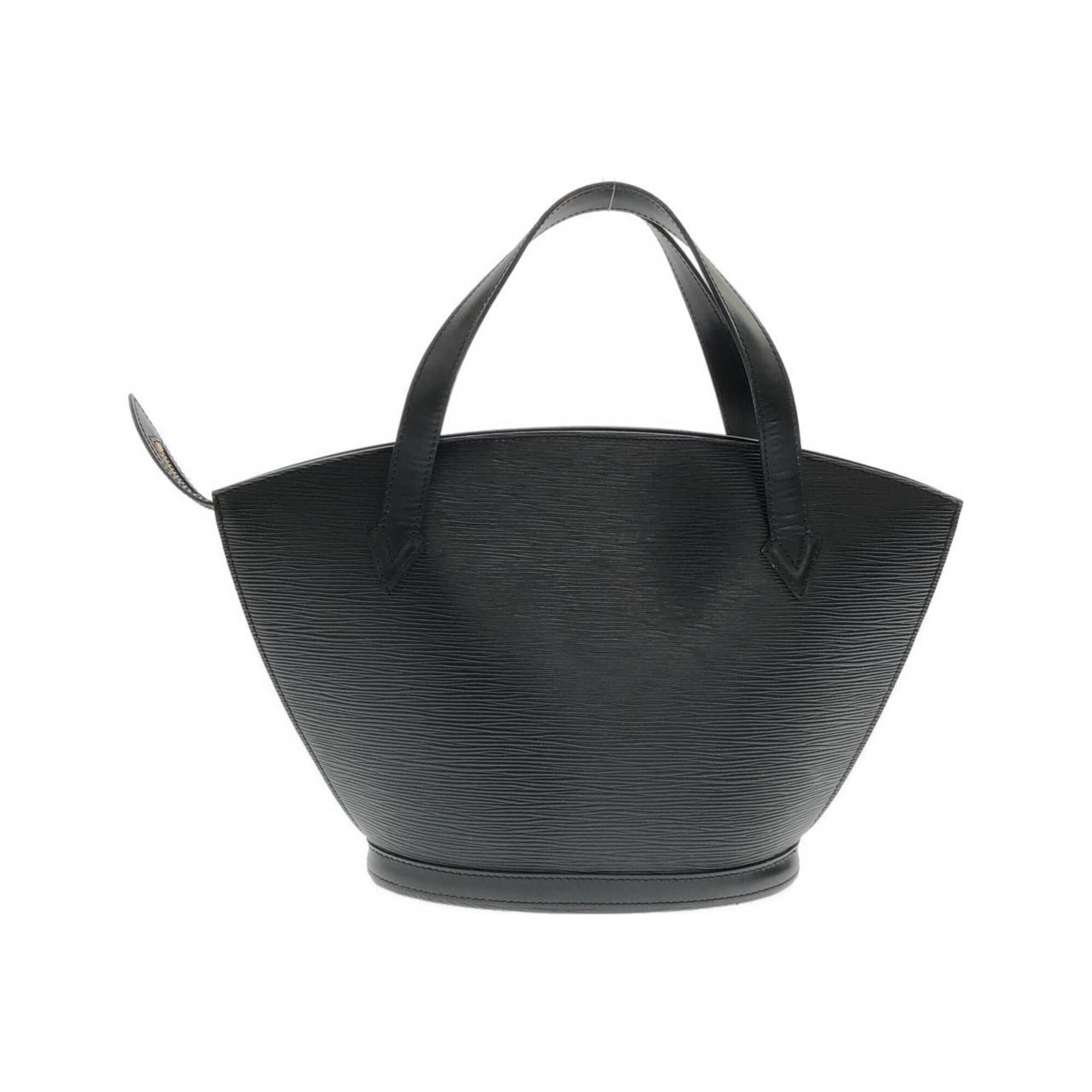 Louis Vuitton Black Leather Handbag (Pre-Owned)