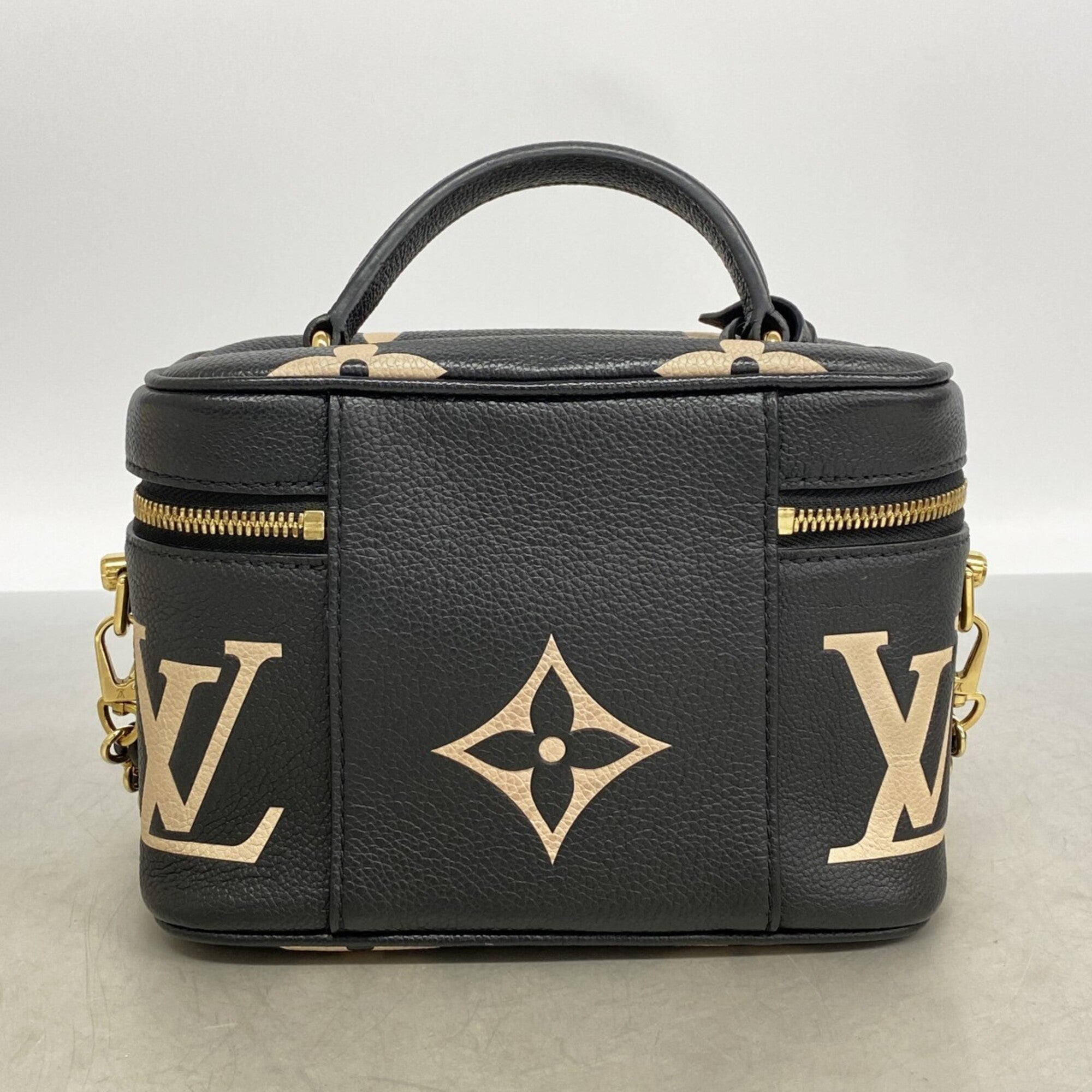 Louis Vuitton Beige Black Vanity Bag (Pre-Owned)