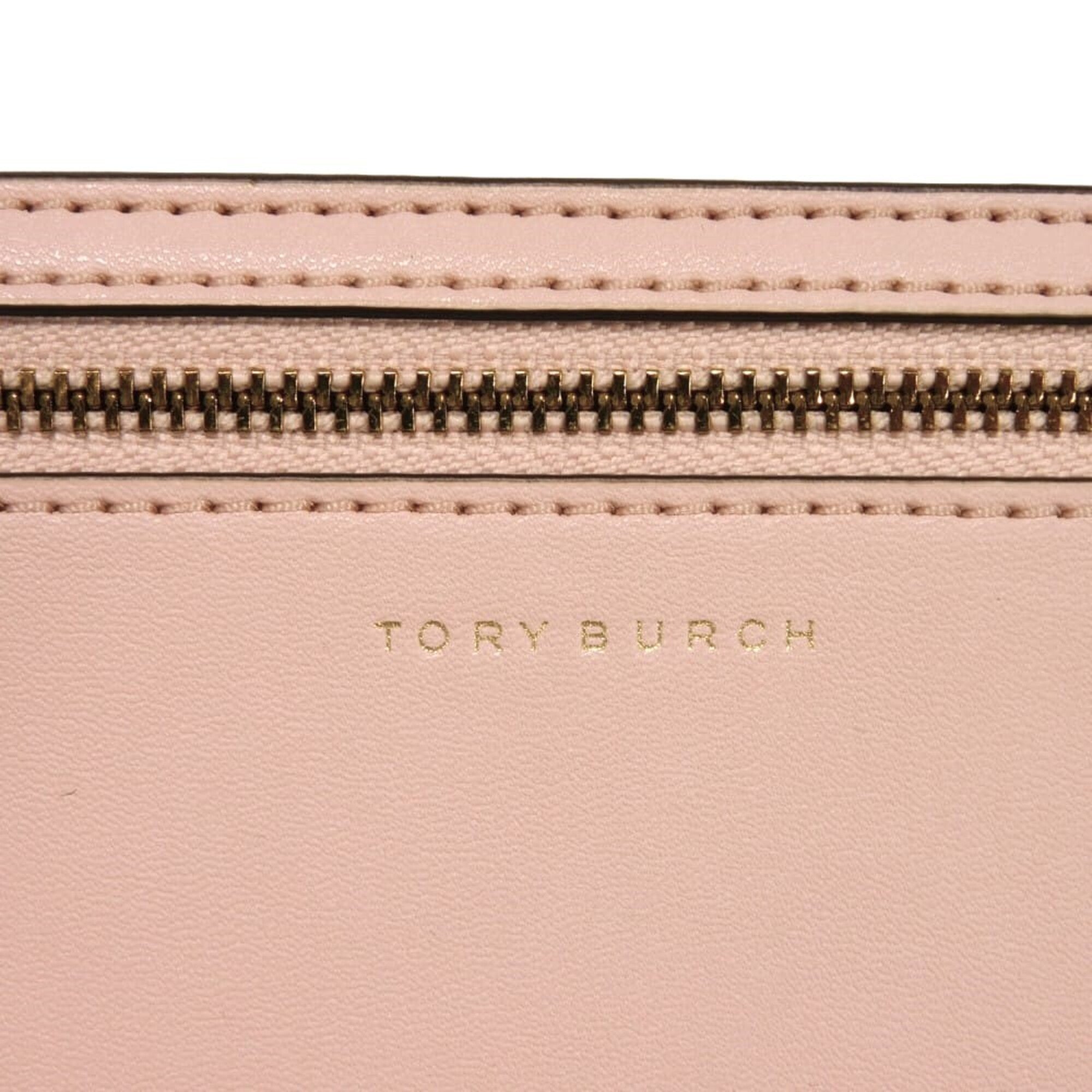 Tory Burch Pink Leather Tote Bag (Pre-Owned)