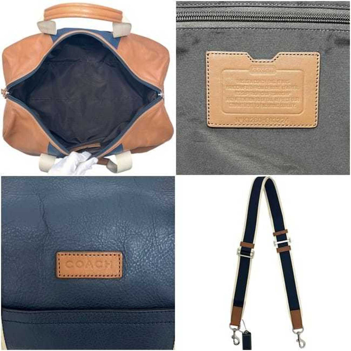 Coach Brown Leather Boston Bag (Pre-Owned)
