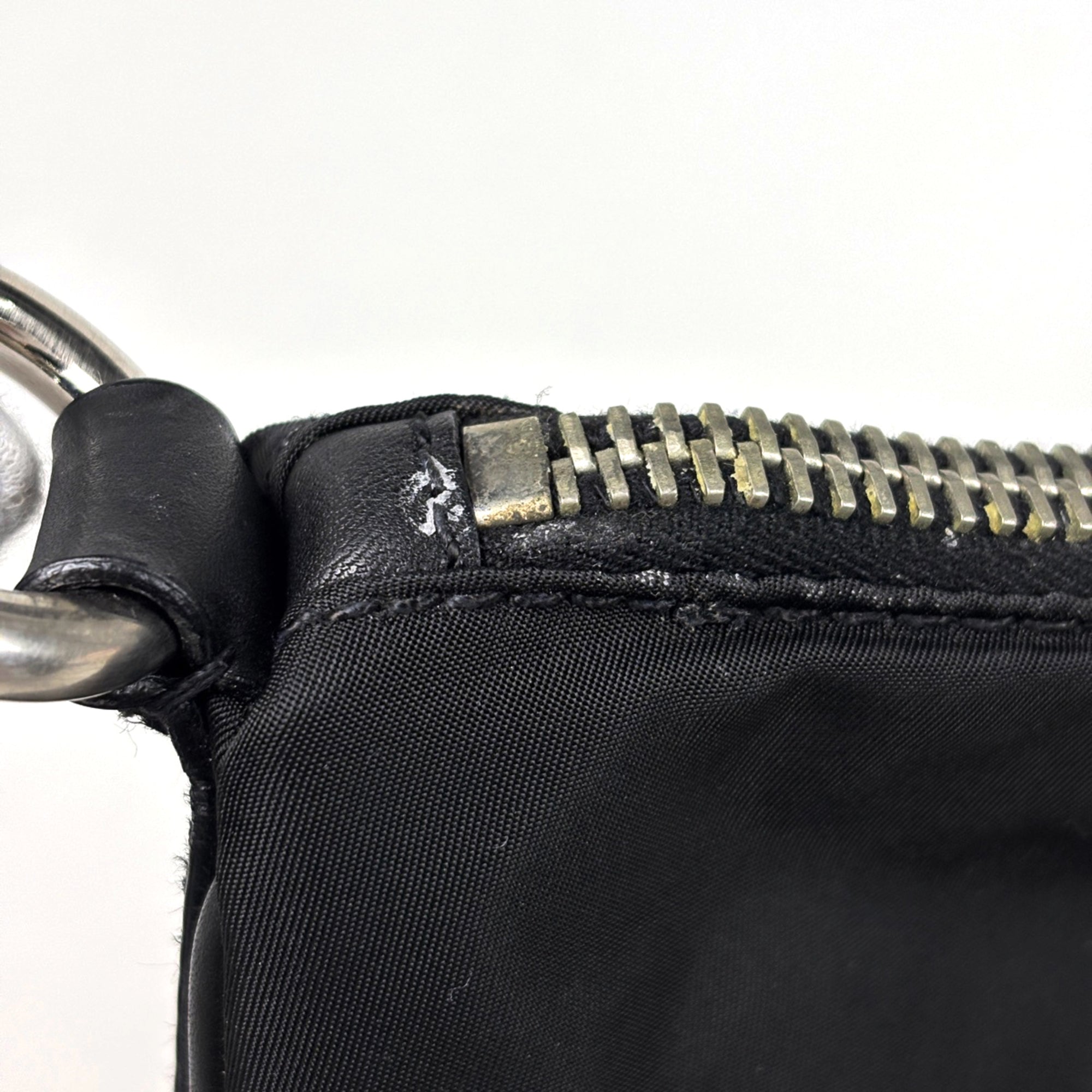 Prada Black Nylon Shoulder Bag (Pre-Owned)