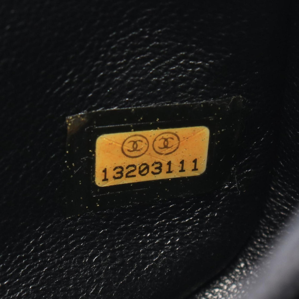 Chanel Black Grained Calfskin Handbag Shoulder Bag (Pre-Owned)