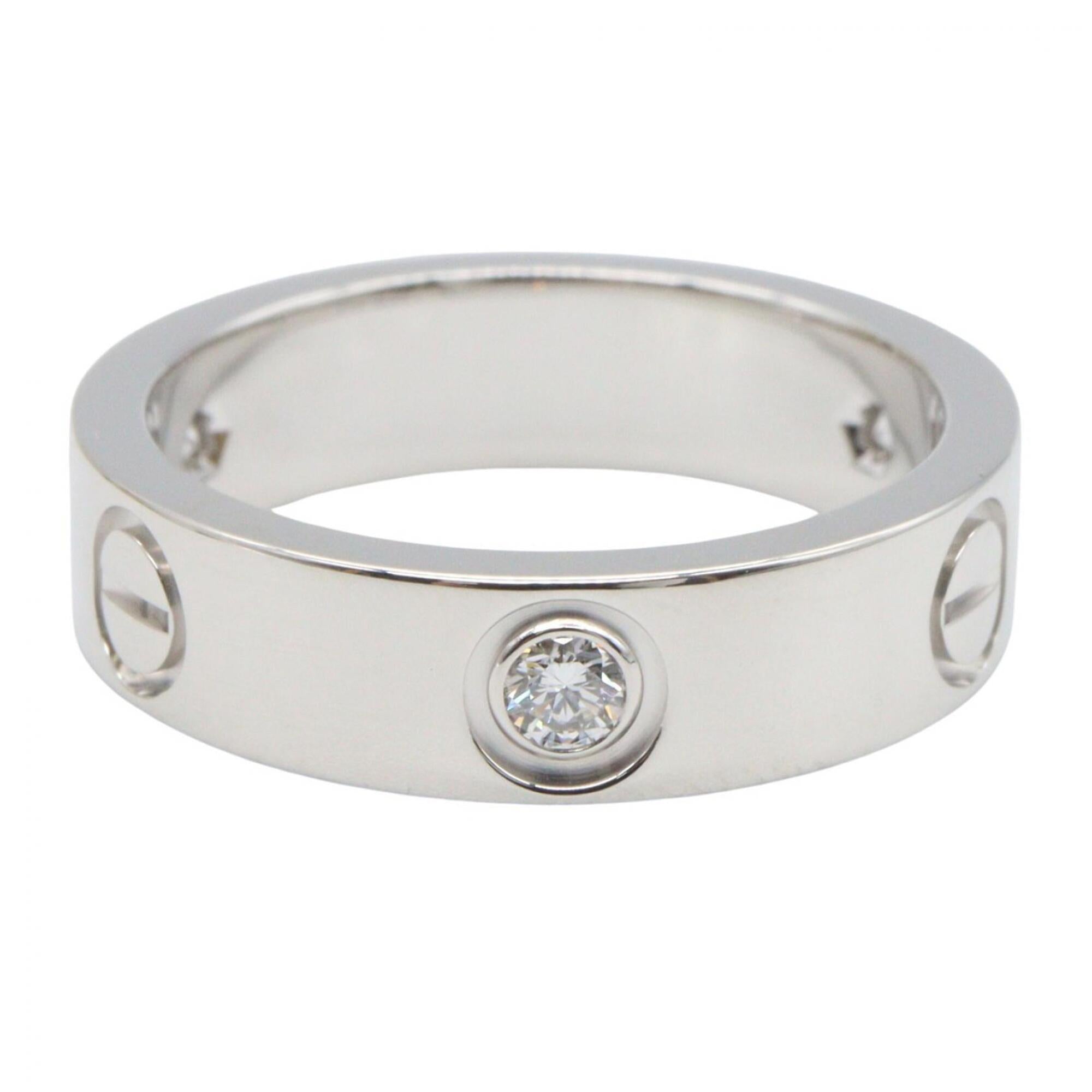 Cartier White Gold White Gold (18K) Band Ring (Pre-Owned)