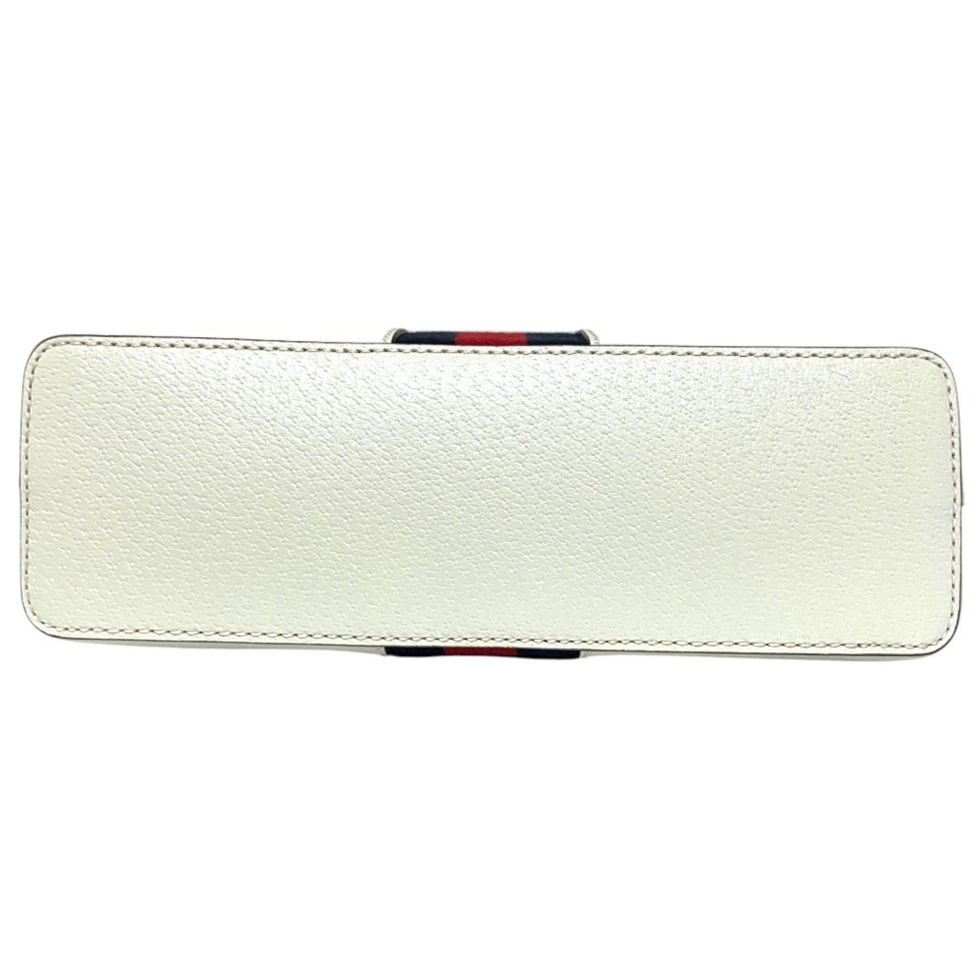 Gucci Gg Marmont Off-White Shoulder Bag (Pre-Owned)
