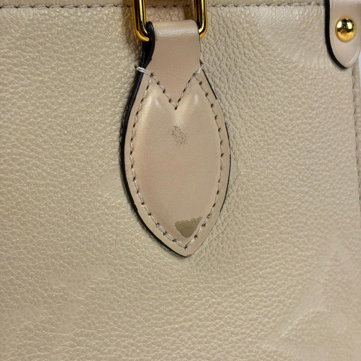 Louis Vuitton White Monogram Empreinte Handbag (Pre-Owned)