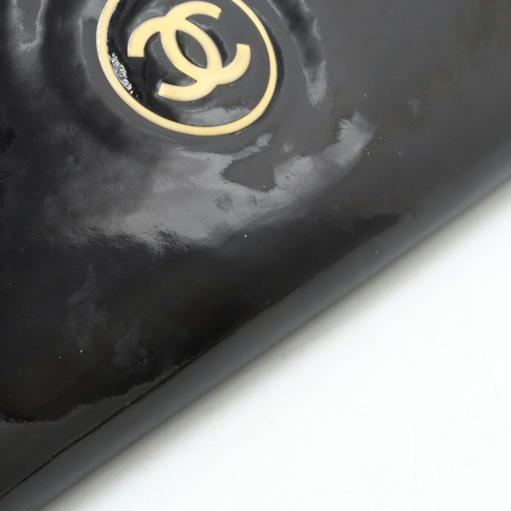 Chanel Black Leather Coin Purse/Coin Case (Pre-Owned)