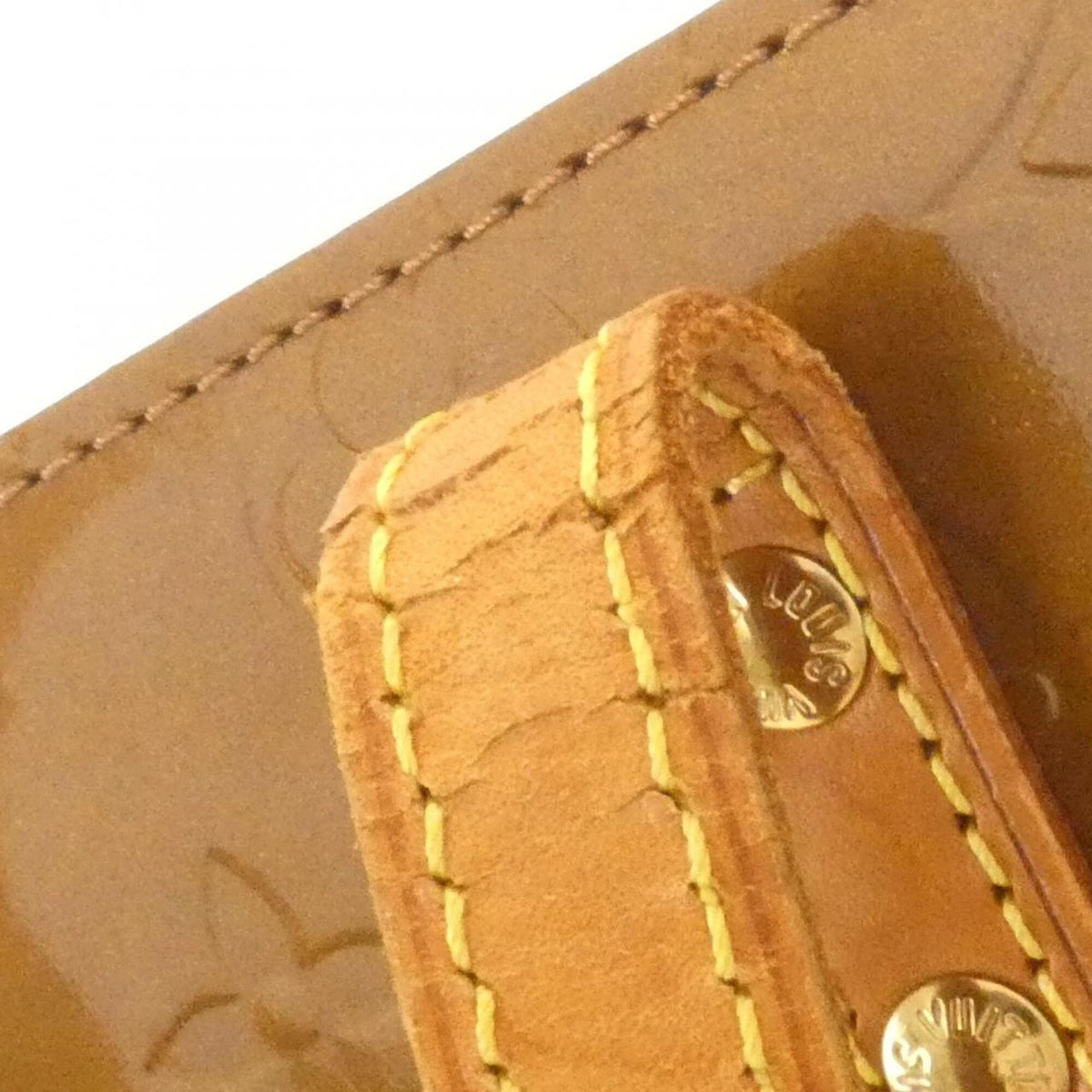 Louis Vuitton Bronze Leather Handbag (Pre-Owned)