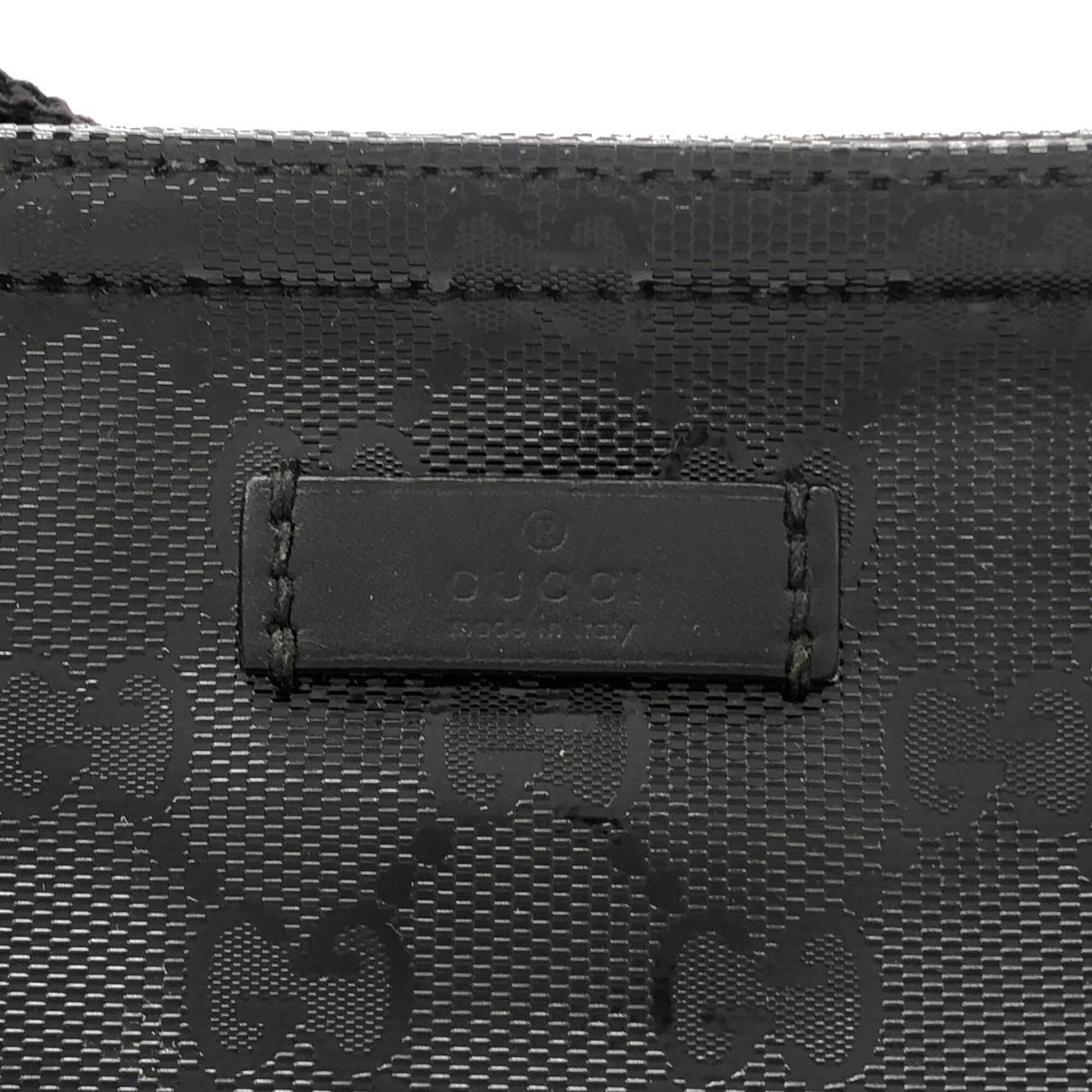 Gucci Black Gg Imprimé Shoulder Bag (Pre-Owned)
