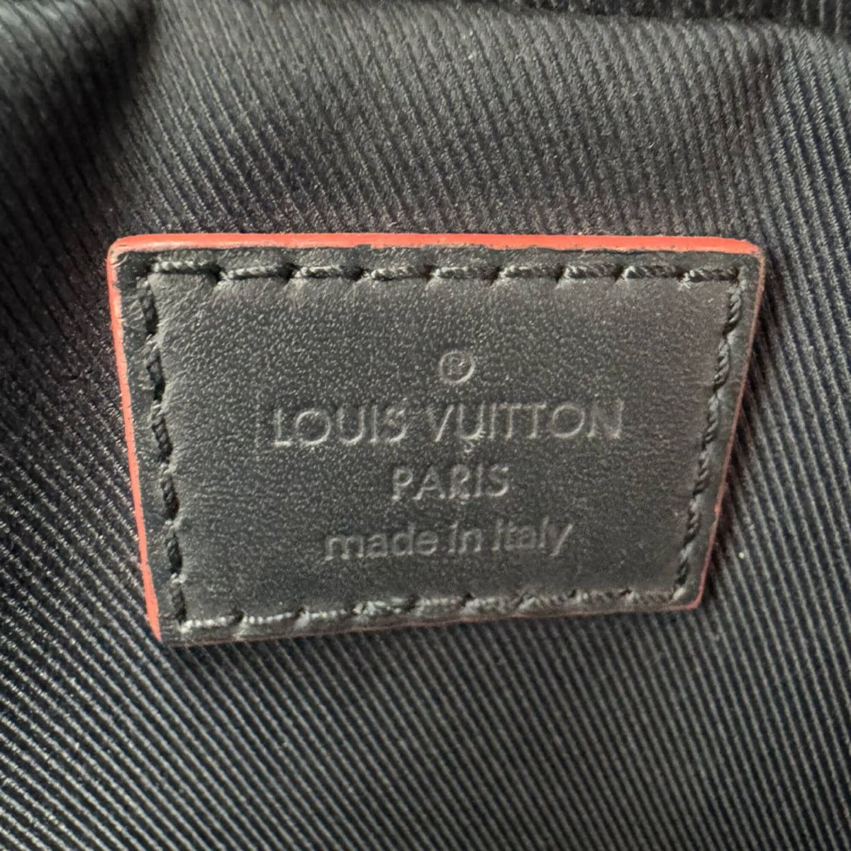 Louis Vuitton Navy Pvc Shoulder Bag (Pre-Owned)