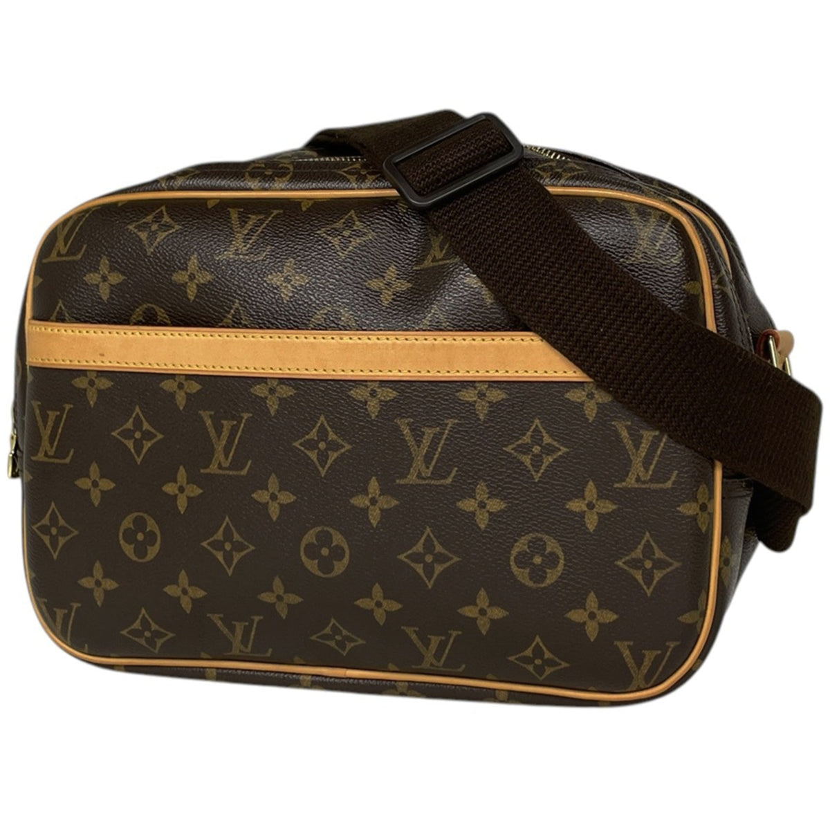 Louis Vuitton Brown Monogram Shoulder Bag (Pre-Owned)