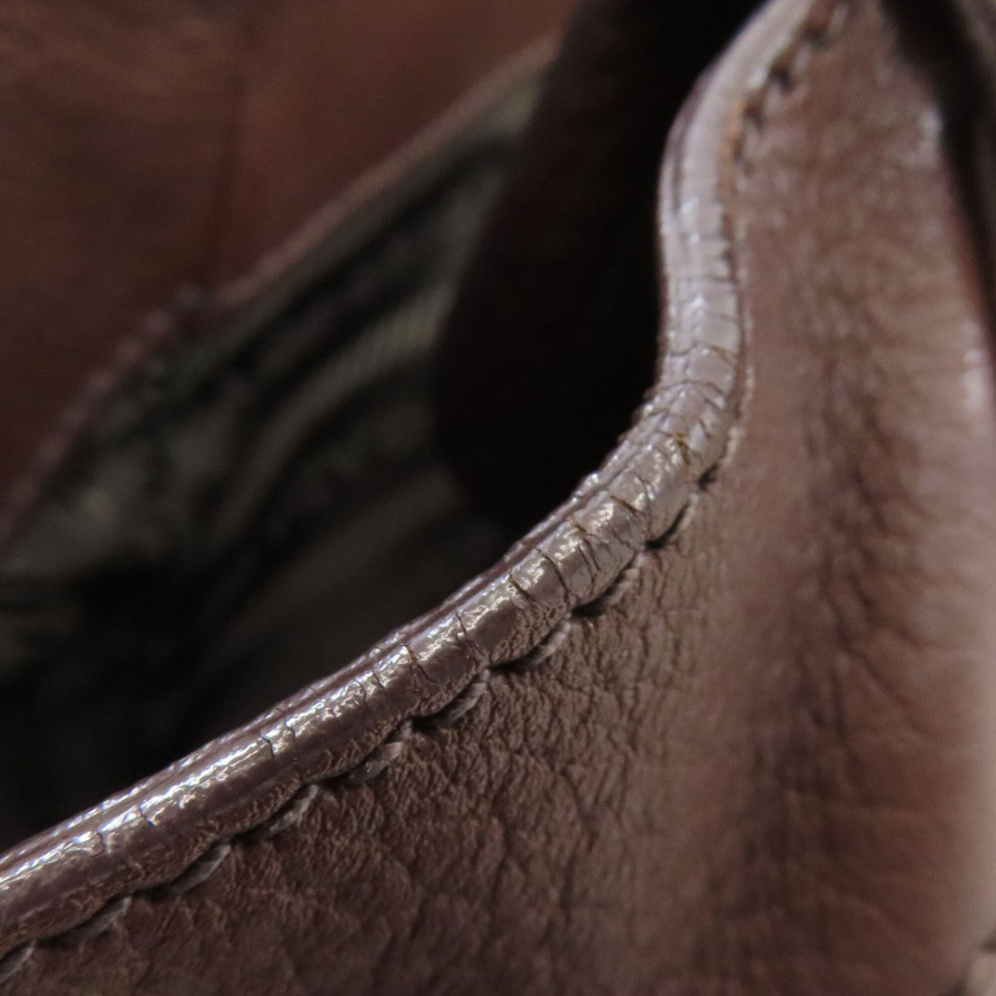 Prada Brown Leather Tote Bag (Pre-Owned)