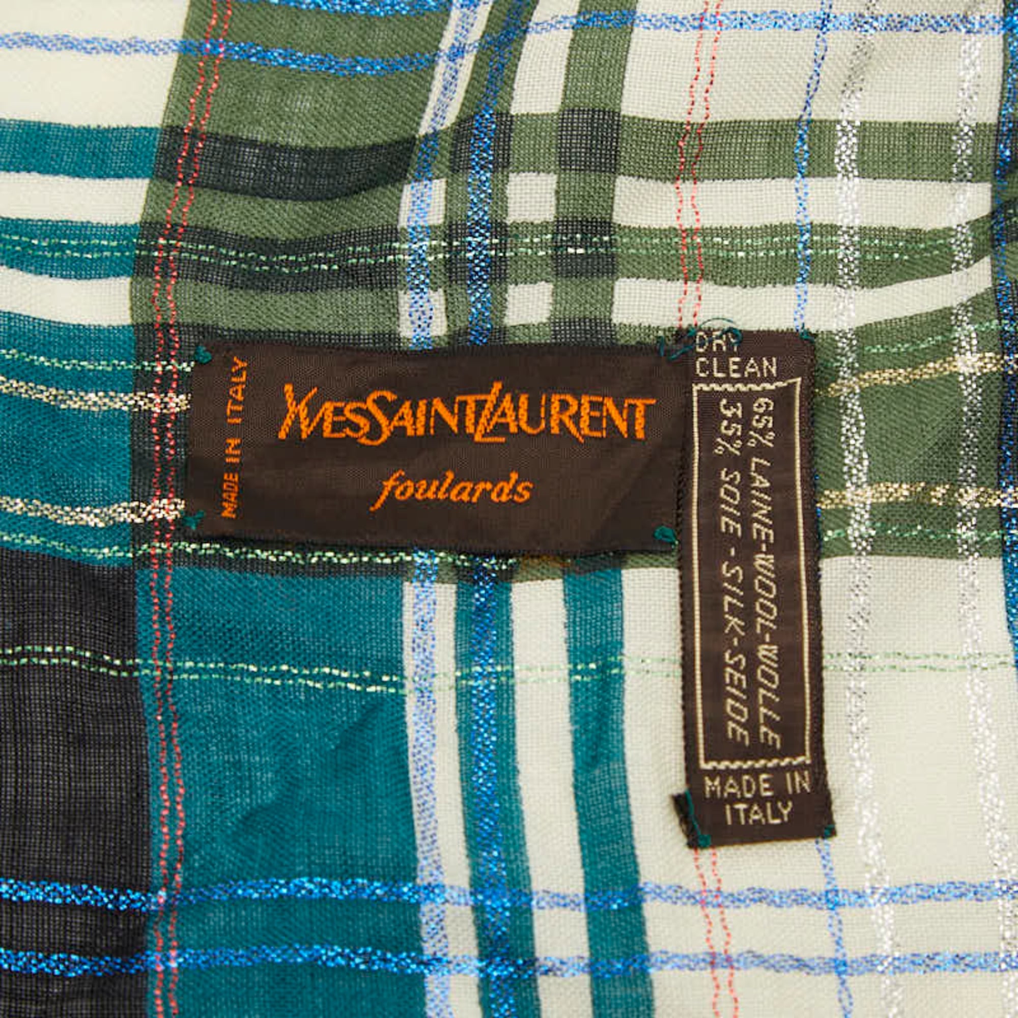 Yves Saint Laurent Multi-Color Wool Silk (Pre-Owned)