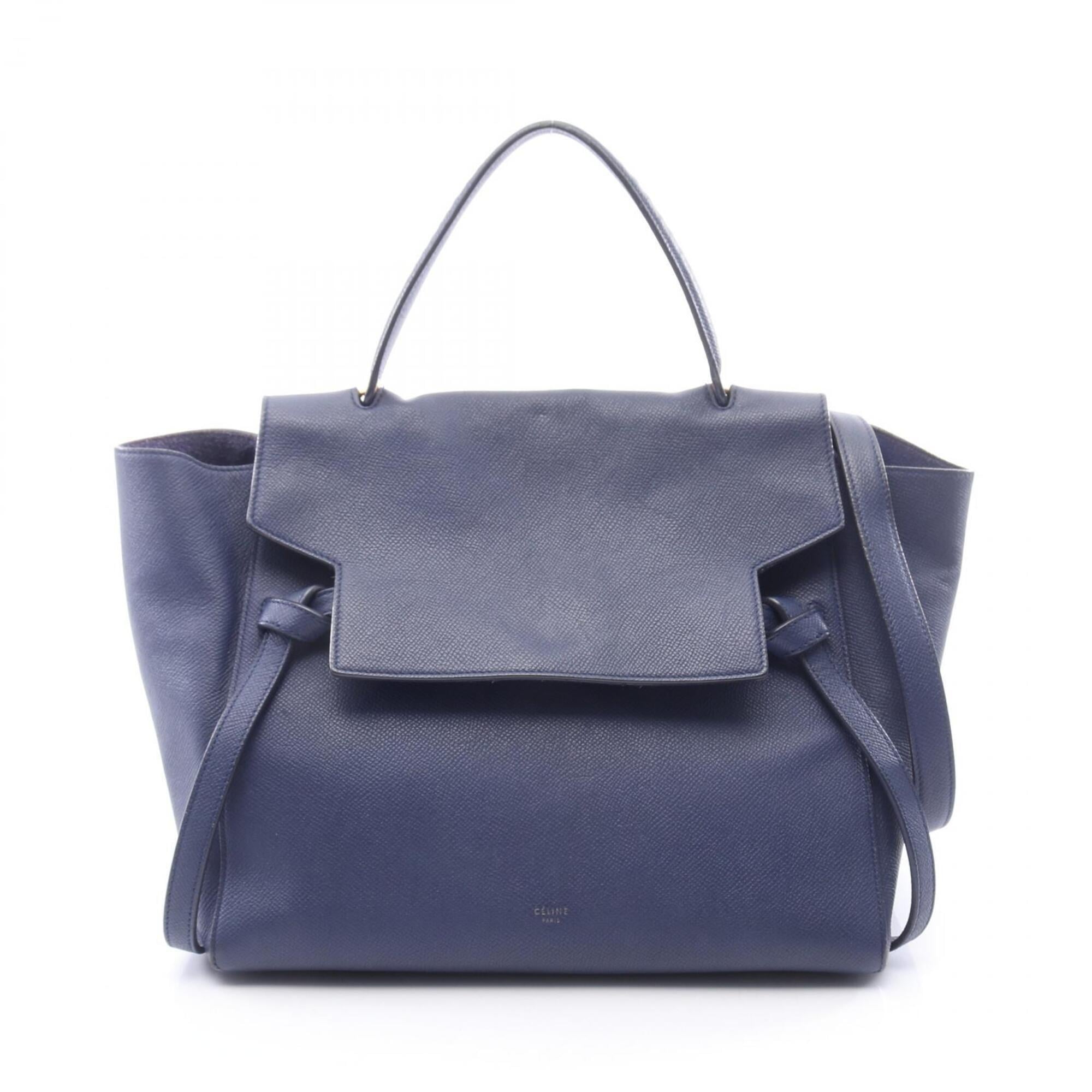 Celine Blue Leather Handbag (Pre-Owned)