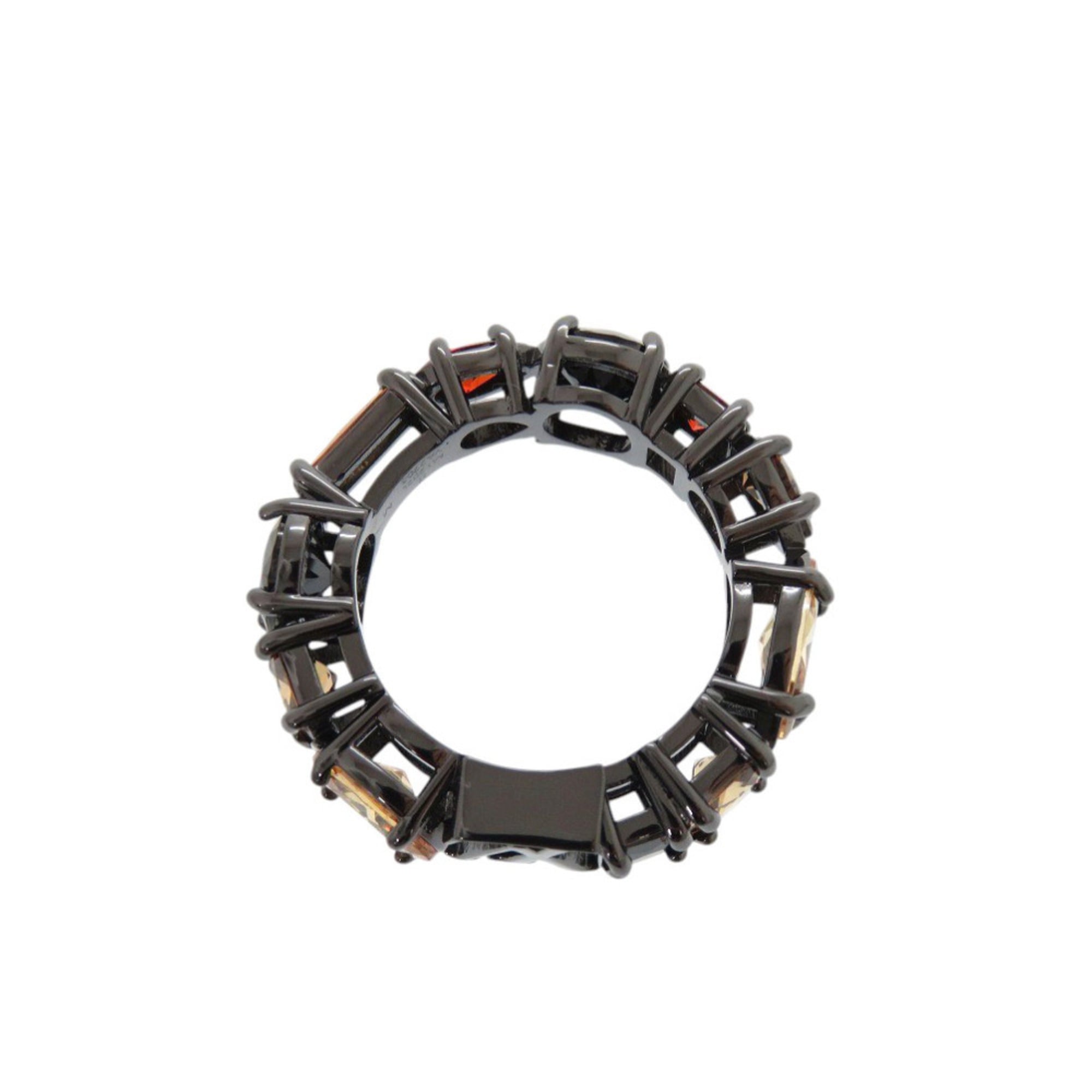 Louis Vuitton Black Metal Band Ring (Pre-Owned)