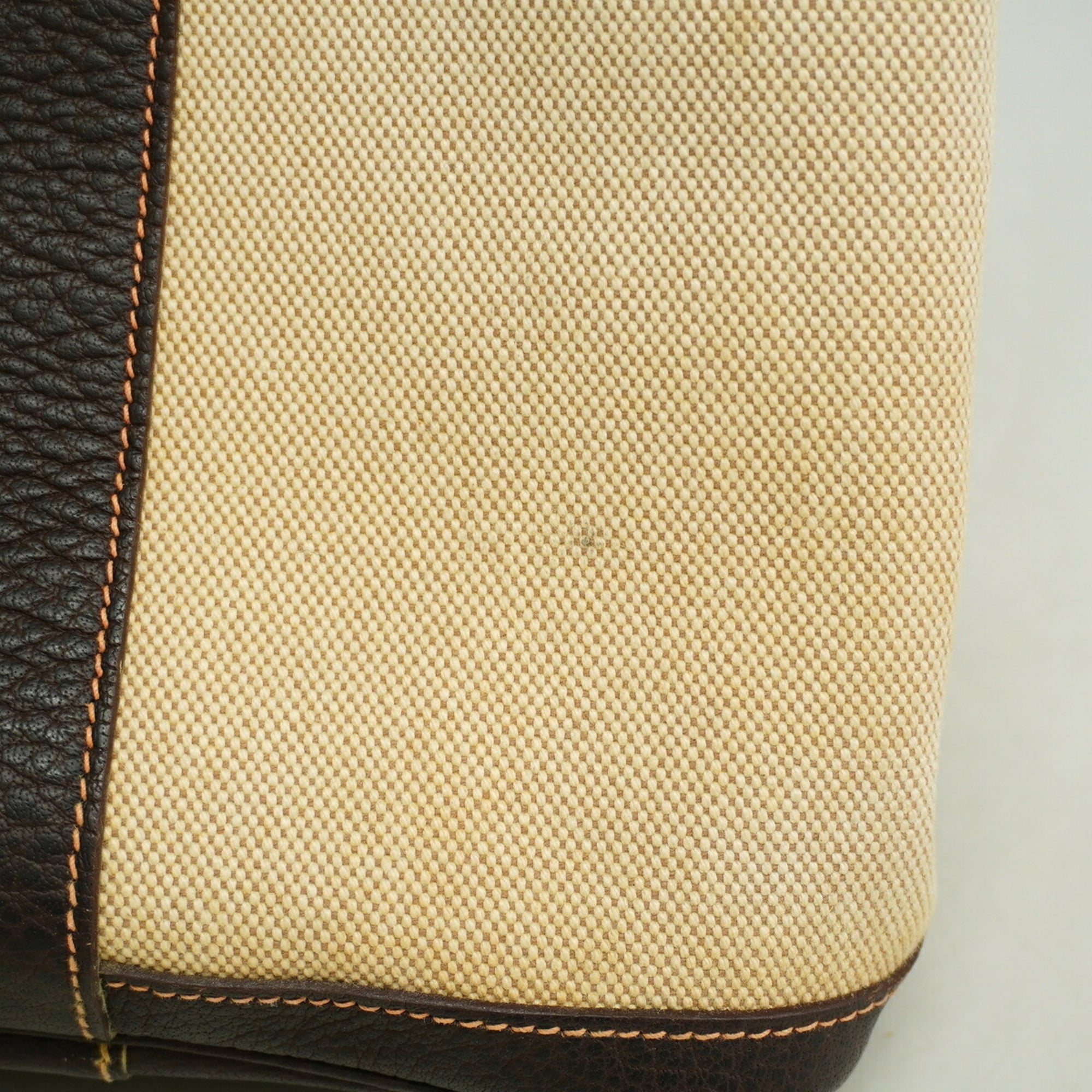 Hermes Marron Natural Toile H Tote Bag (Pre-Owned)