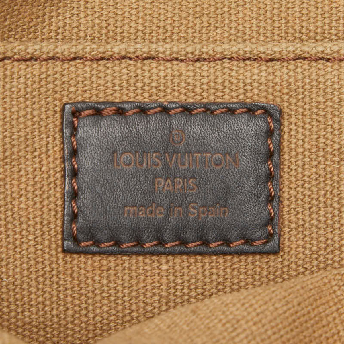 Louis Vuitton Dark Brown Leather Sling Bag (Pre-Owned)