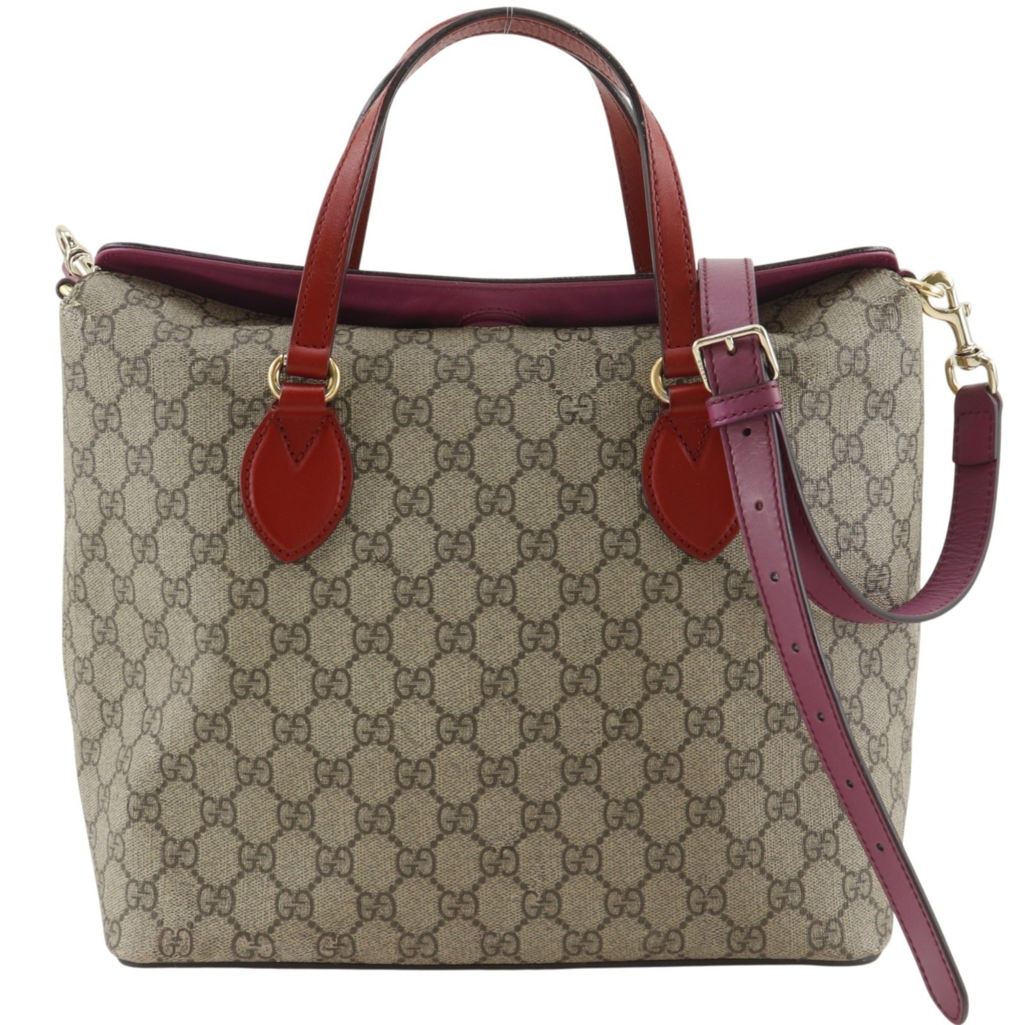 Gucci Brown Leather Handbag (Pre-Owned)