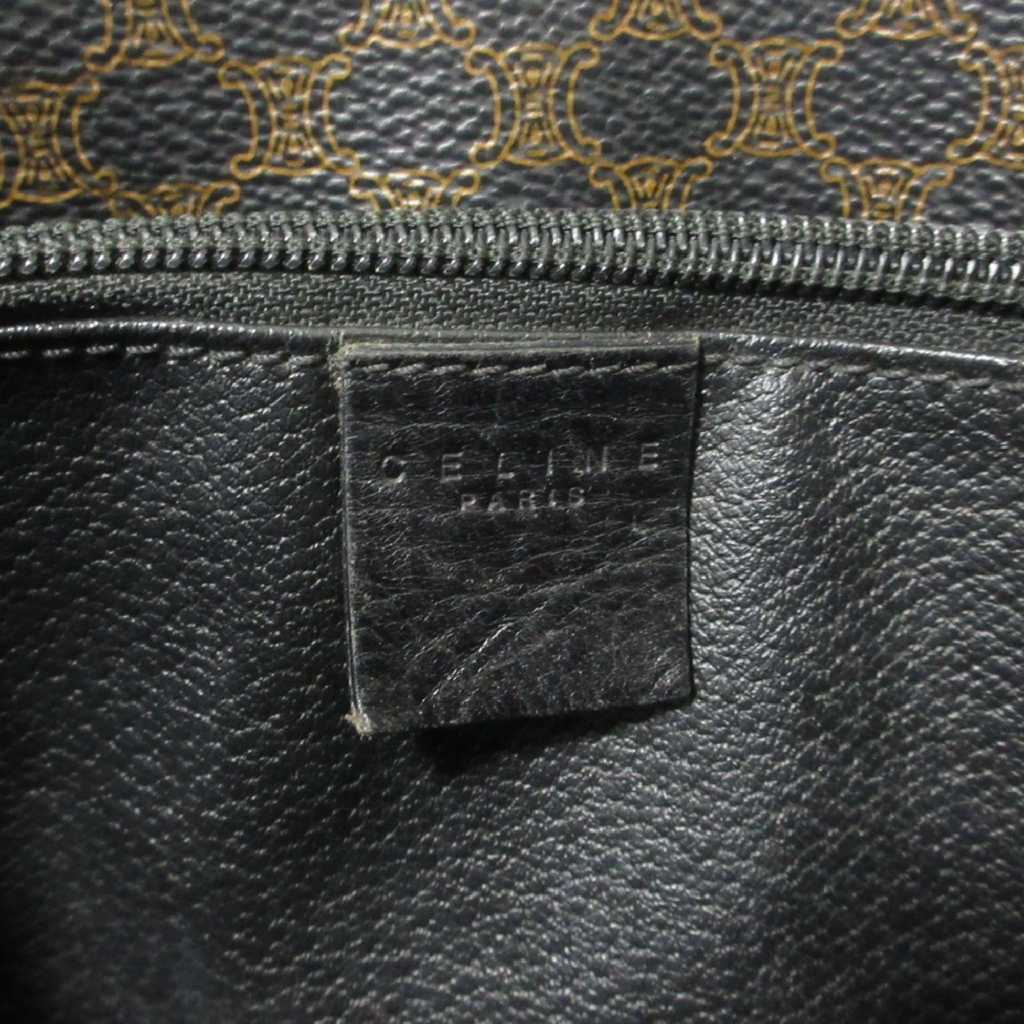 Celine Black Brown Shoulder Bag Tote Bag (Pre-Owned)