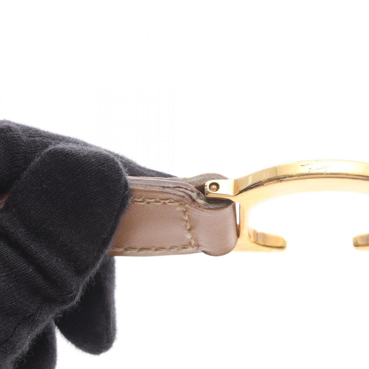 Christian Dior Trotter Beige Brown Canvas Leather Handbag Saddle Bag (Pre-Owned)