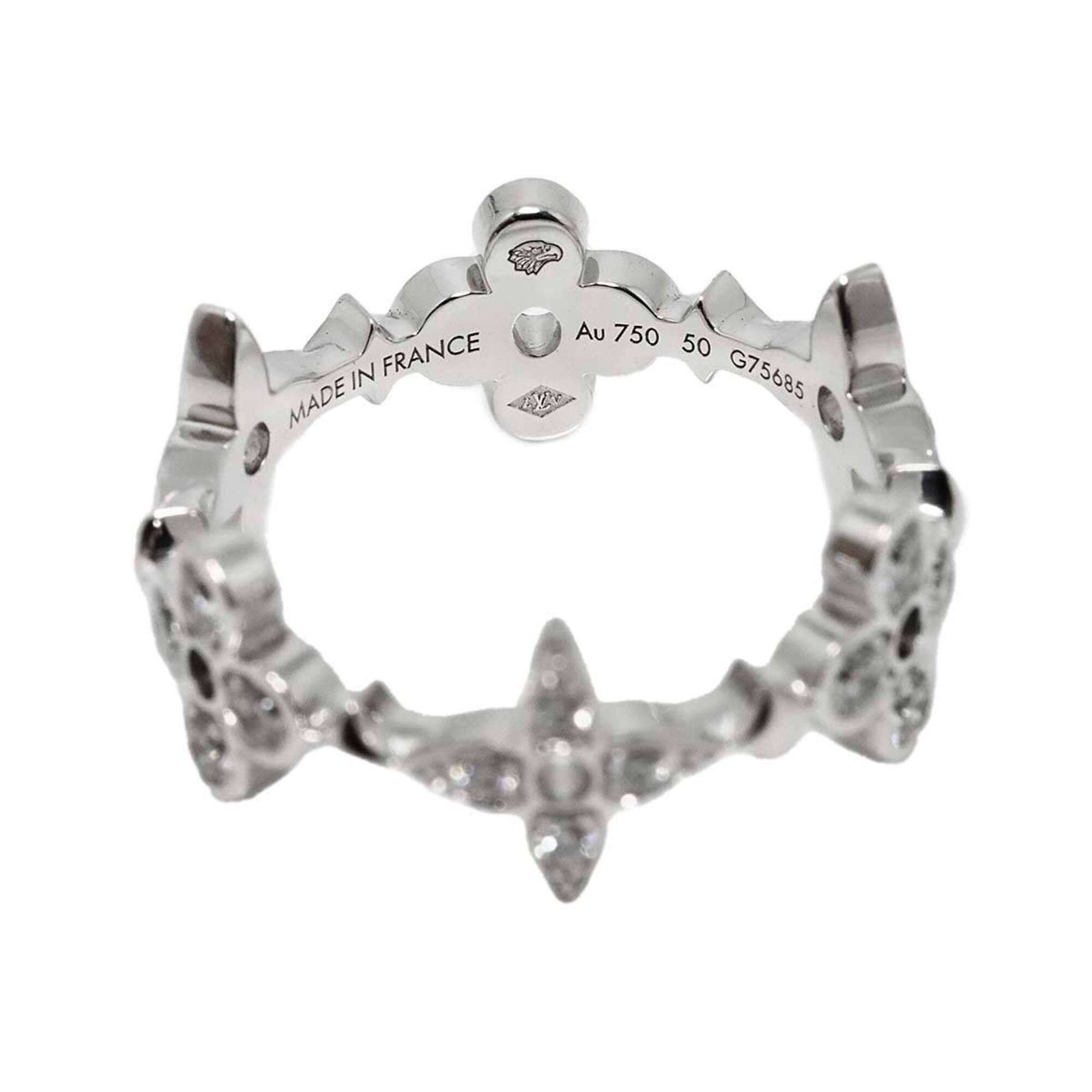 Louis Vuitton White Gold (18K) Band Ring (Pre-Owned)