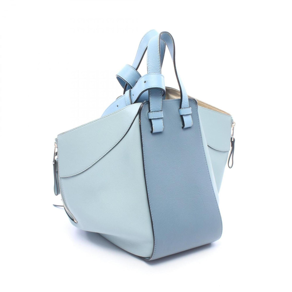 Loewe Blue Leather Handbag (Pre-Owned)