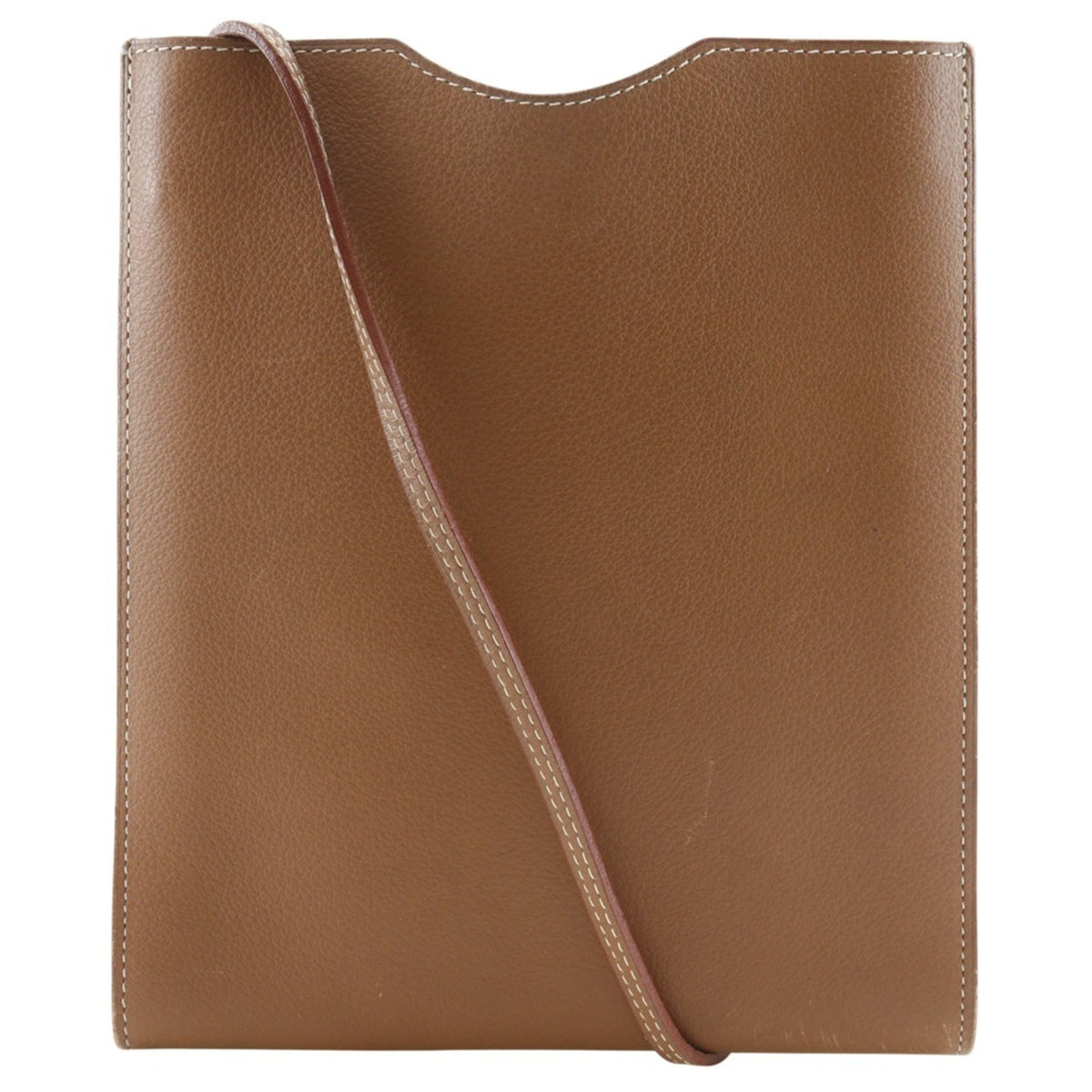 Hermes Brown Leather Shoulder Bag (Pre-Owned)